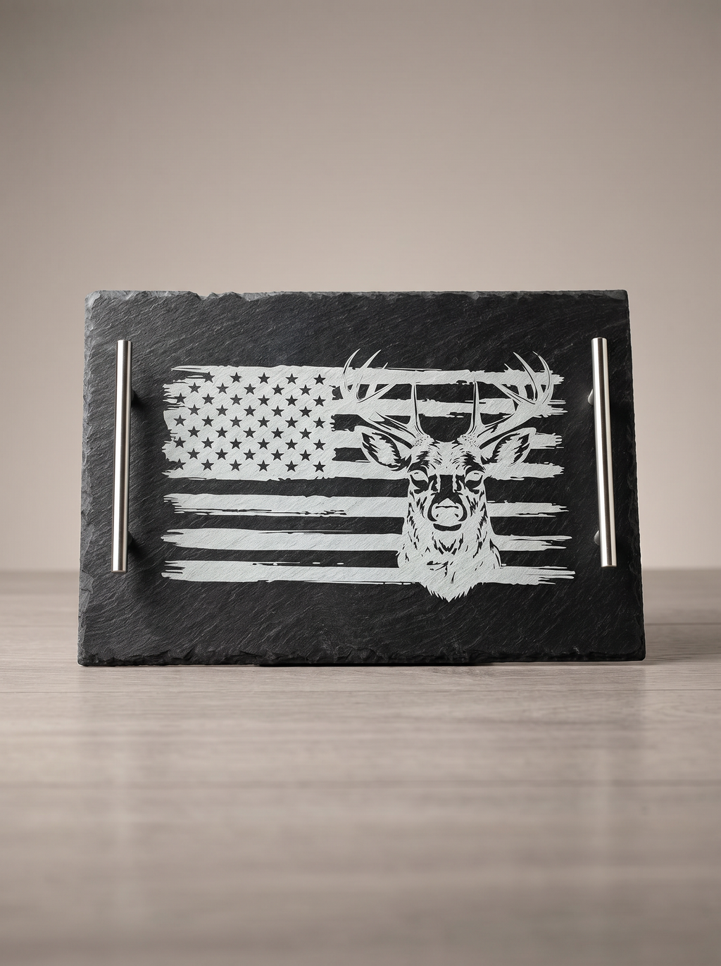 Slate Deer Wall Decor — Hunting Man Cave Gift