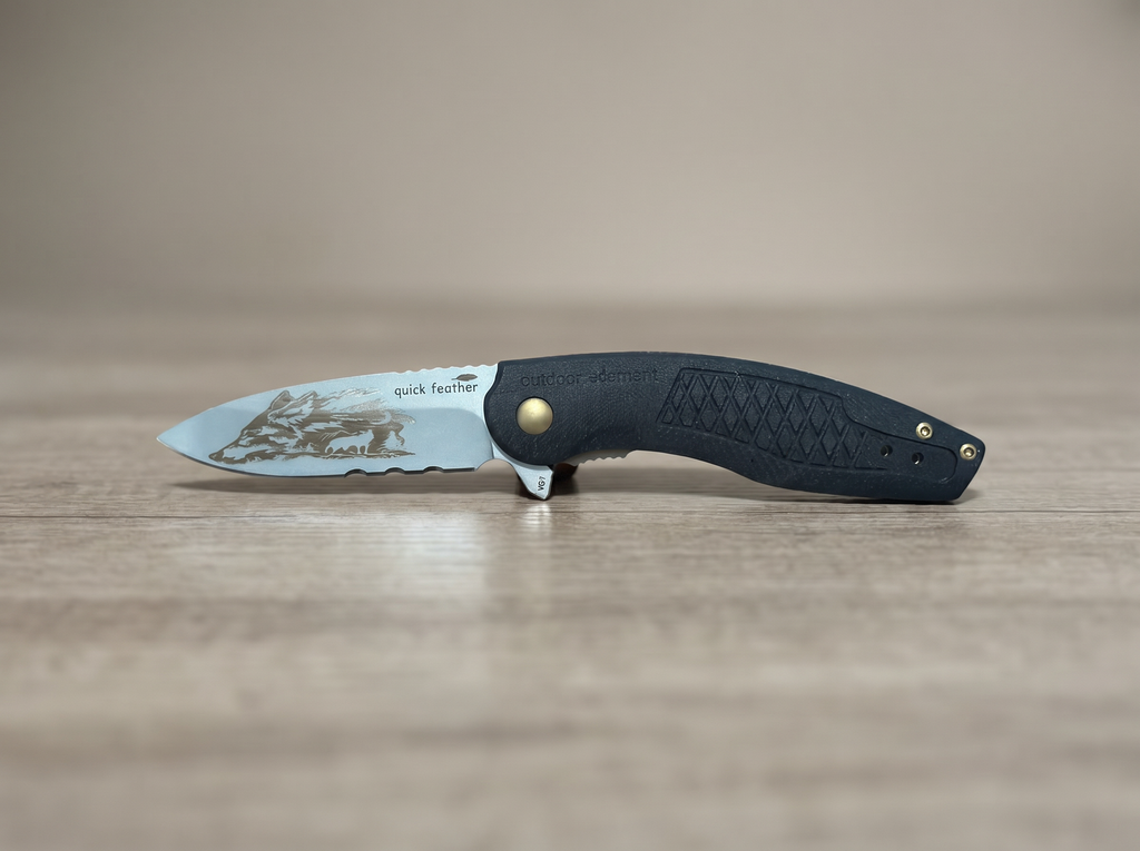 Tactical Hunting Knife — Custom Engraved