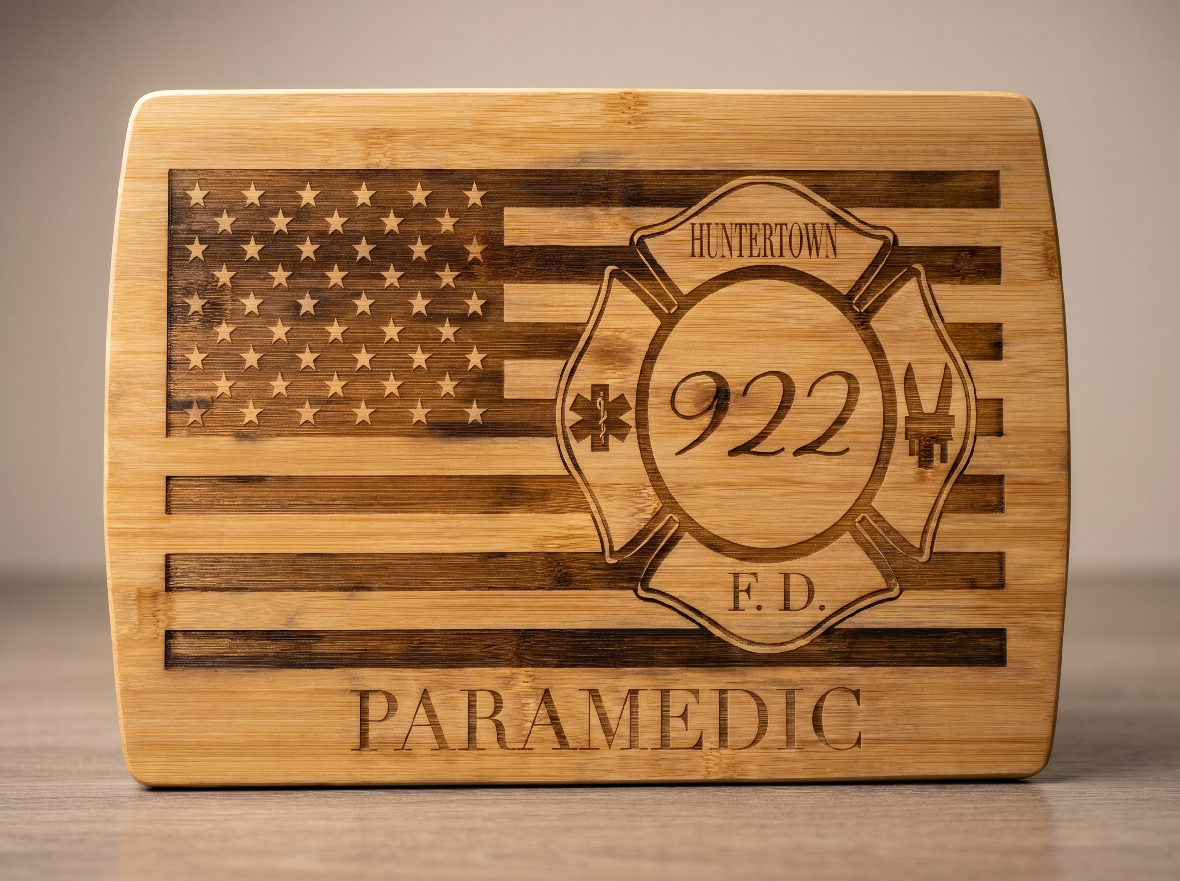 Firefighter Retirement Board — Engraved Recognition