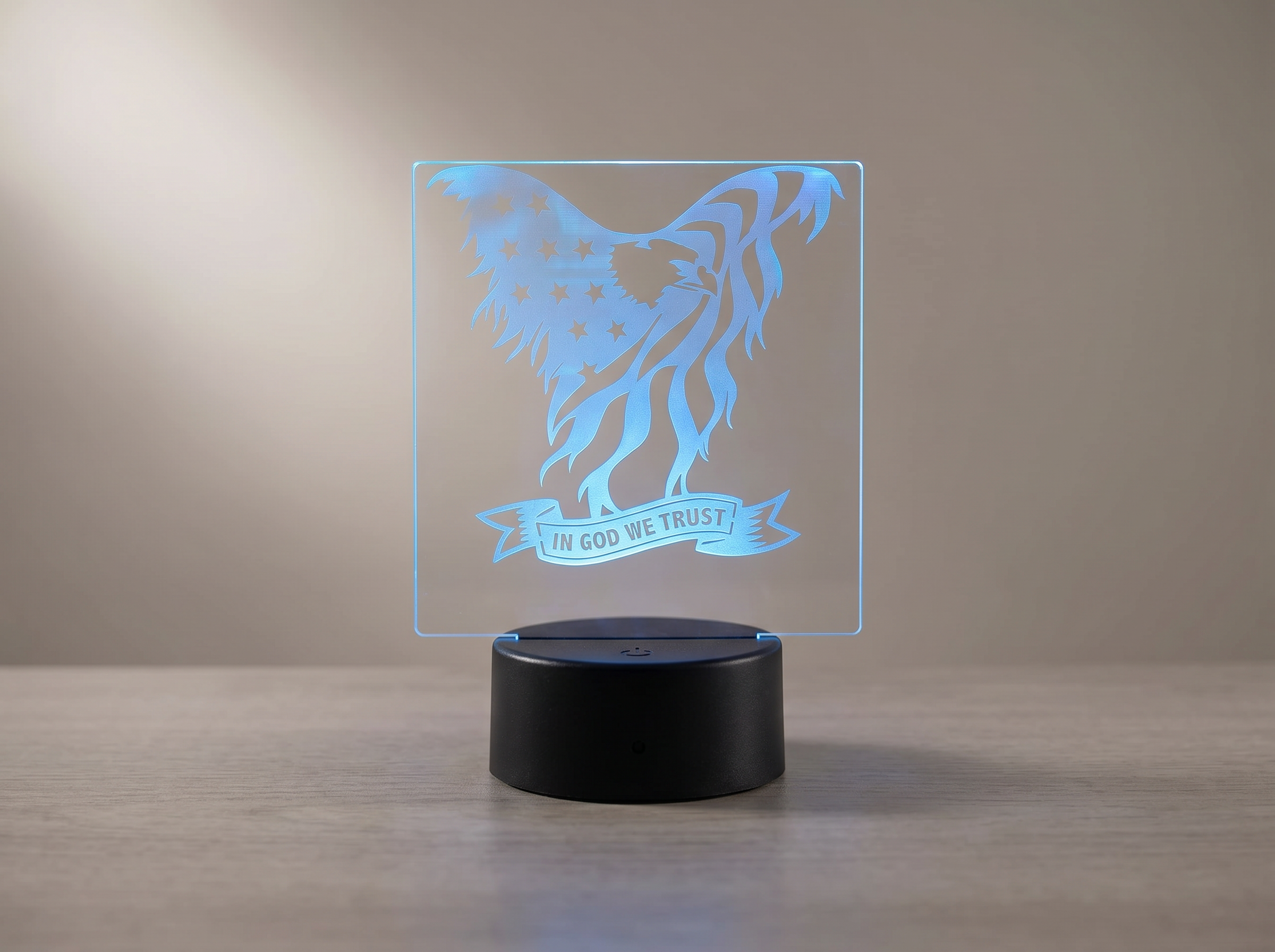 Patriotic Eagle Acrylic Night Light