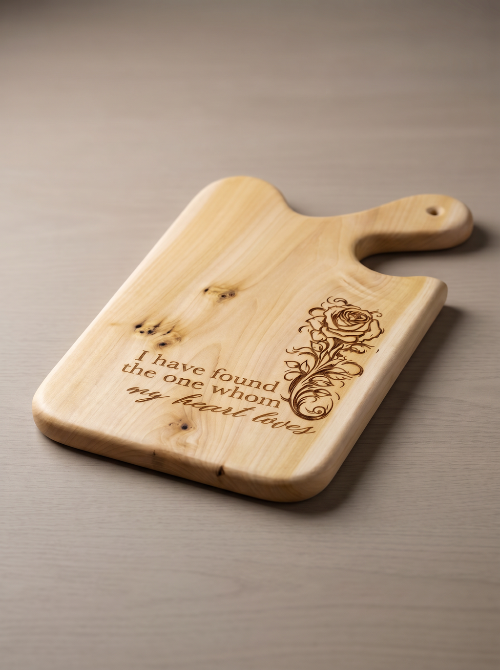 Personalized Anniversary Cutting Board