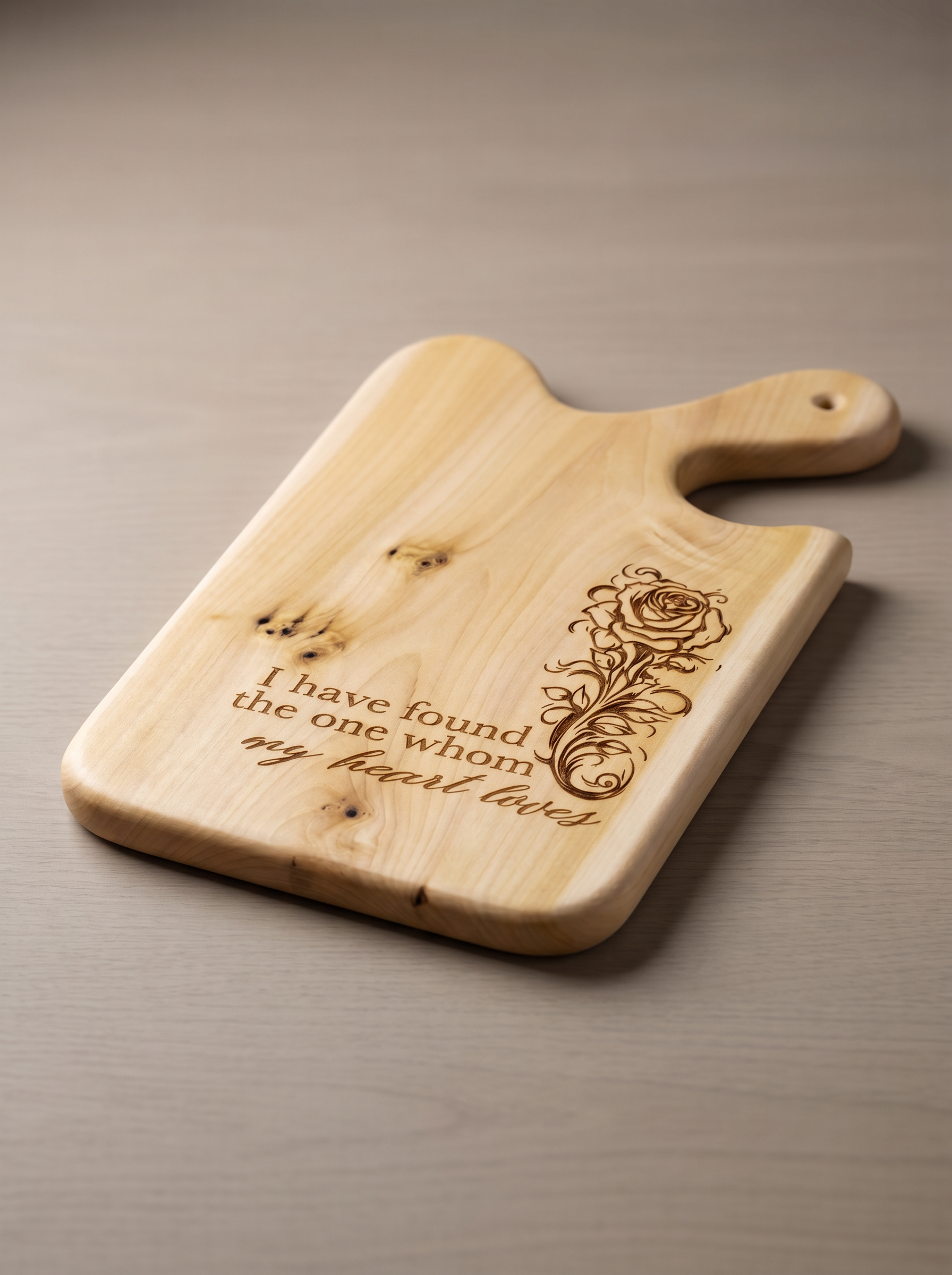 Personalized Anniversary Cutting Board