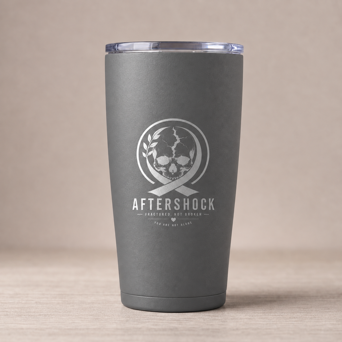 Aftershock Engraved Tumbler