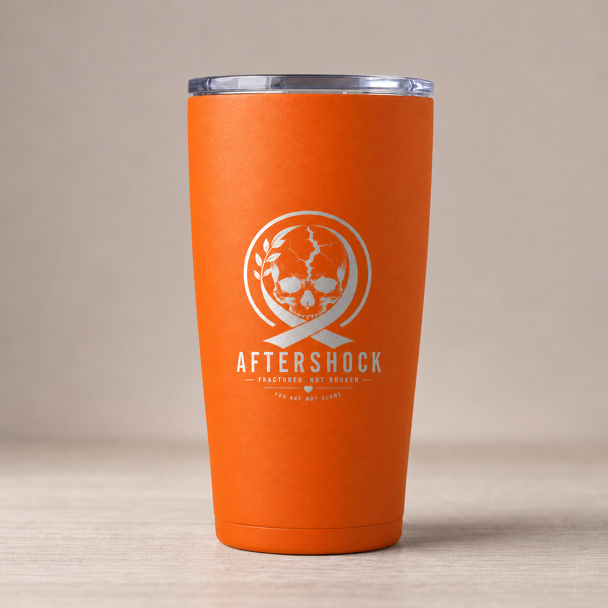 Aftershock Engraved Tumbler