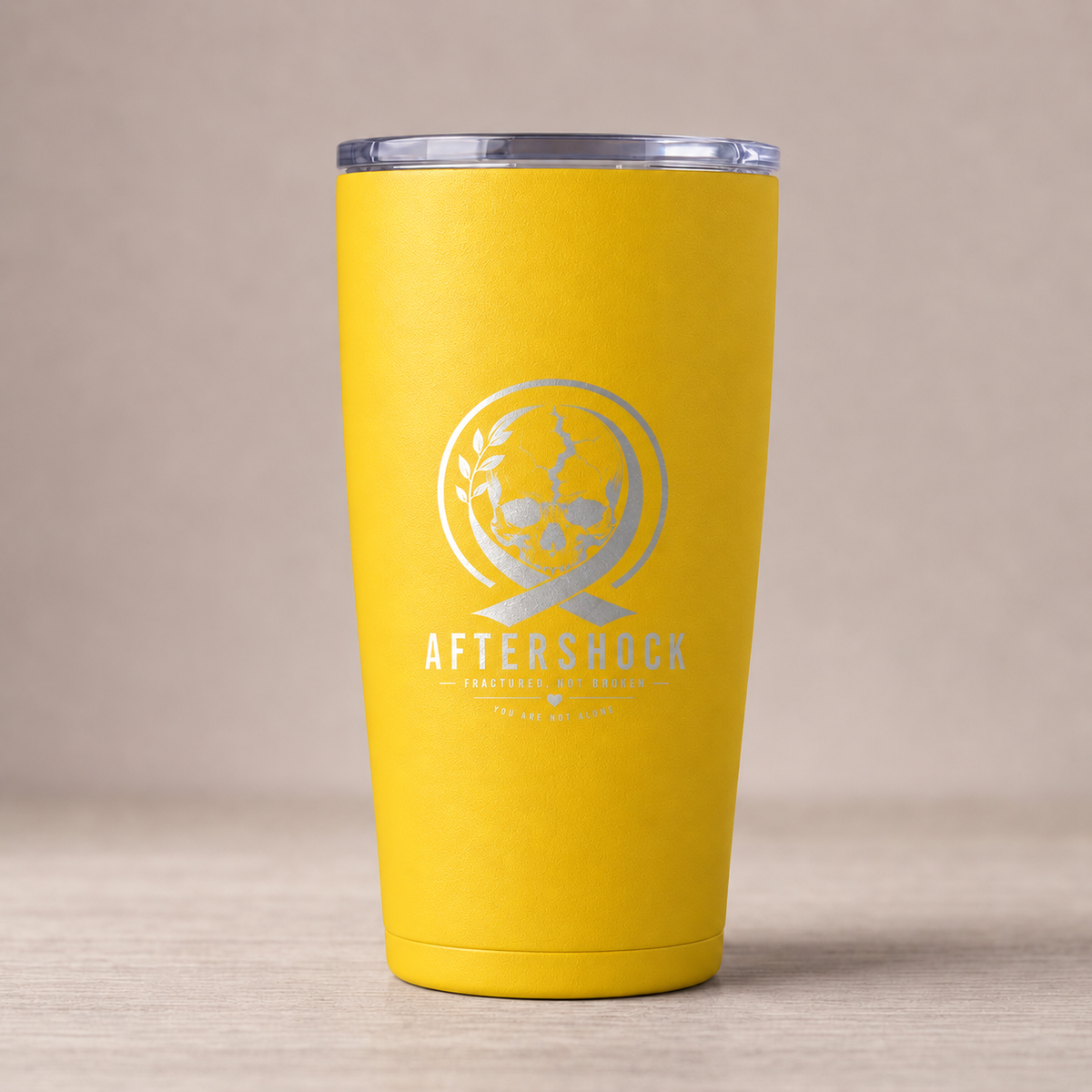 Aftershock Engraved Tumbler