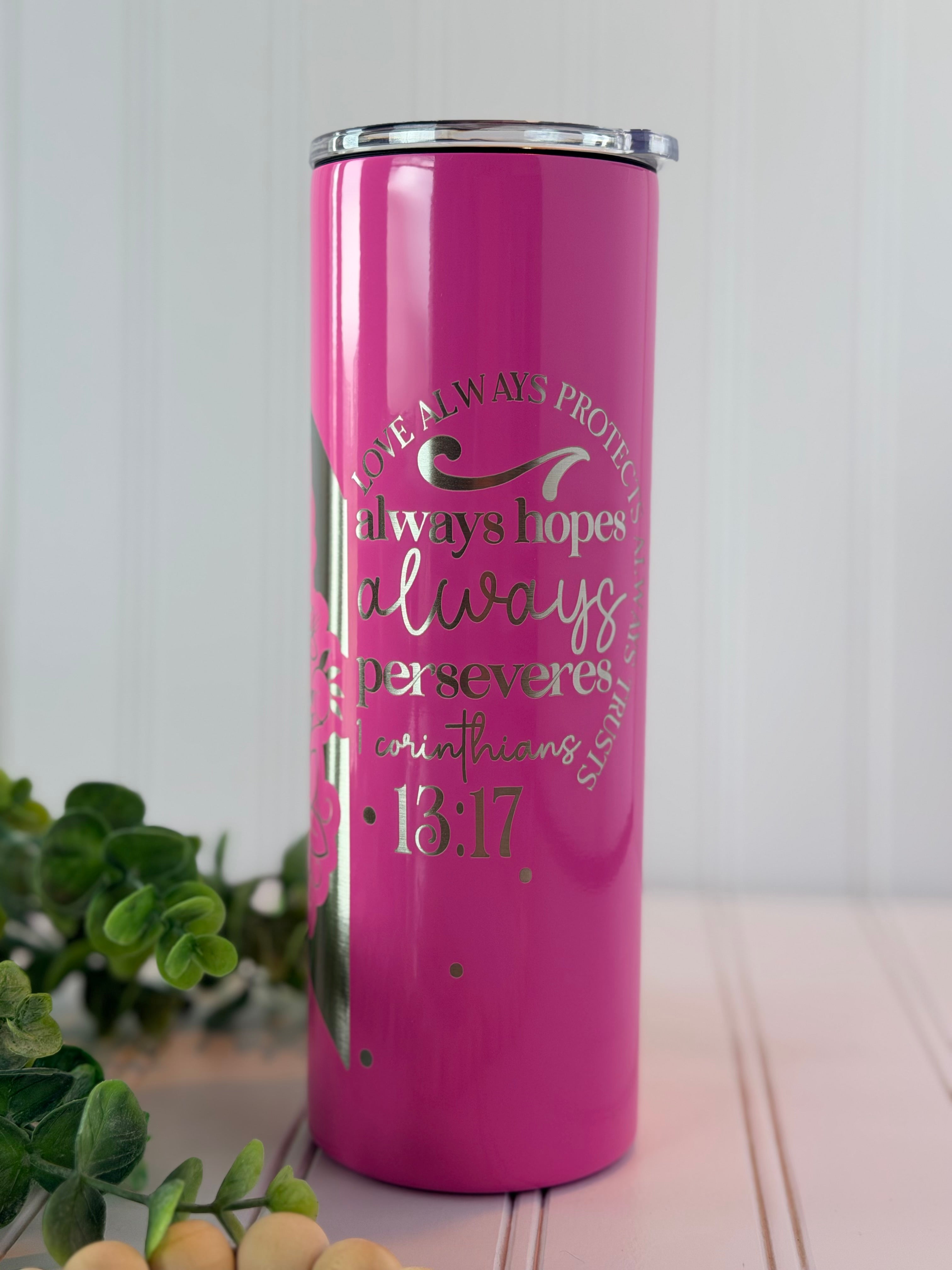 Engraved Skinny Tumbler 20 oz