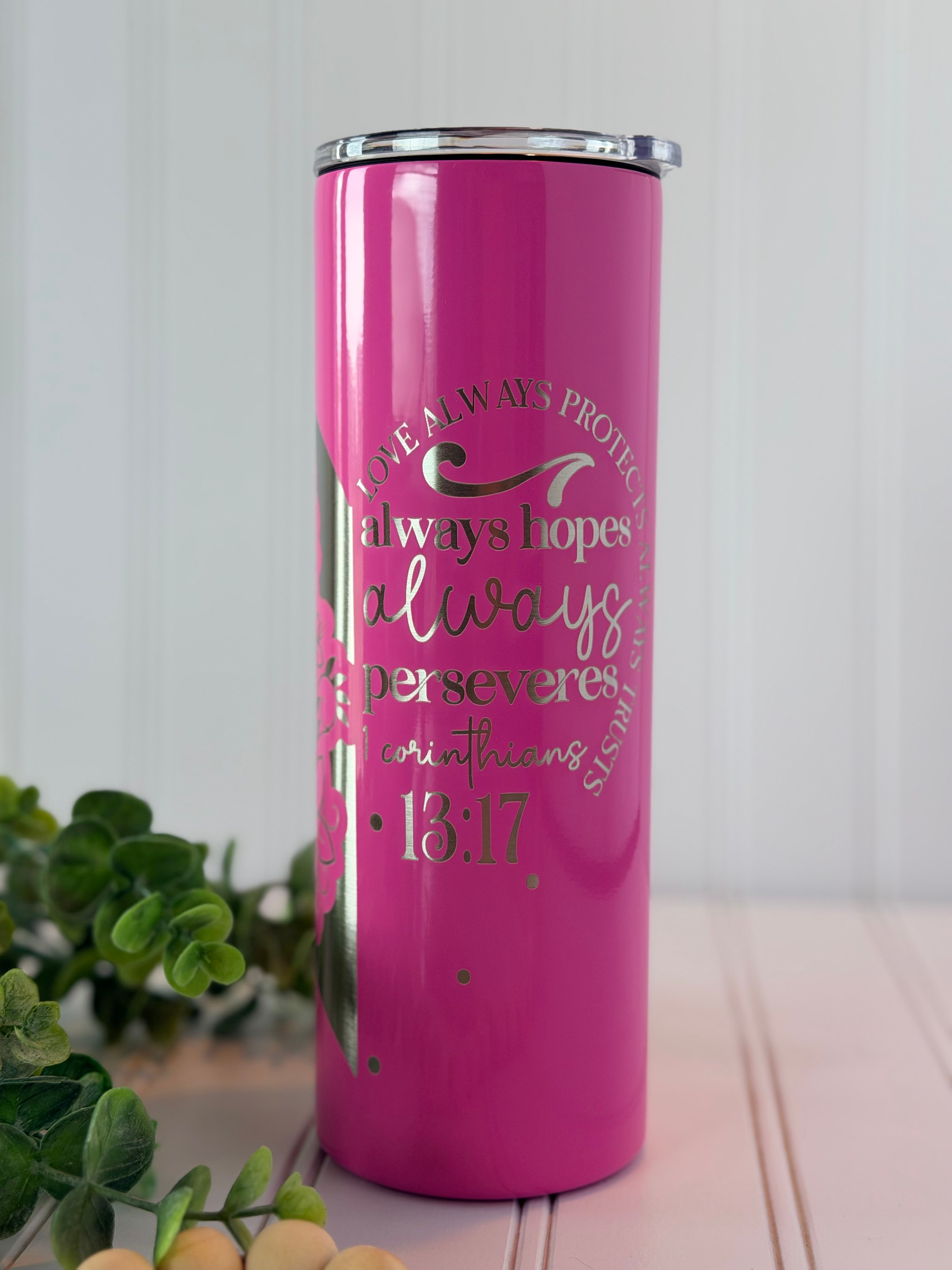 Engraved Skinny Tumbler 20 oz