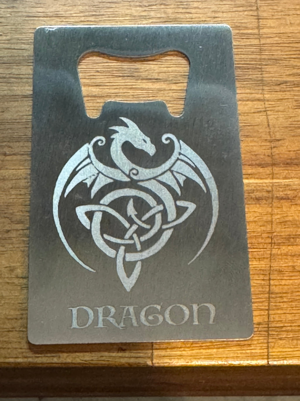 Engraved Wallet Bottle Opener
