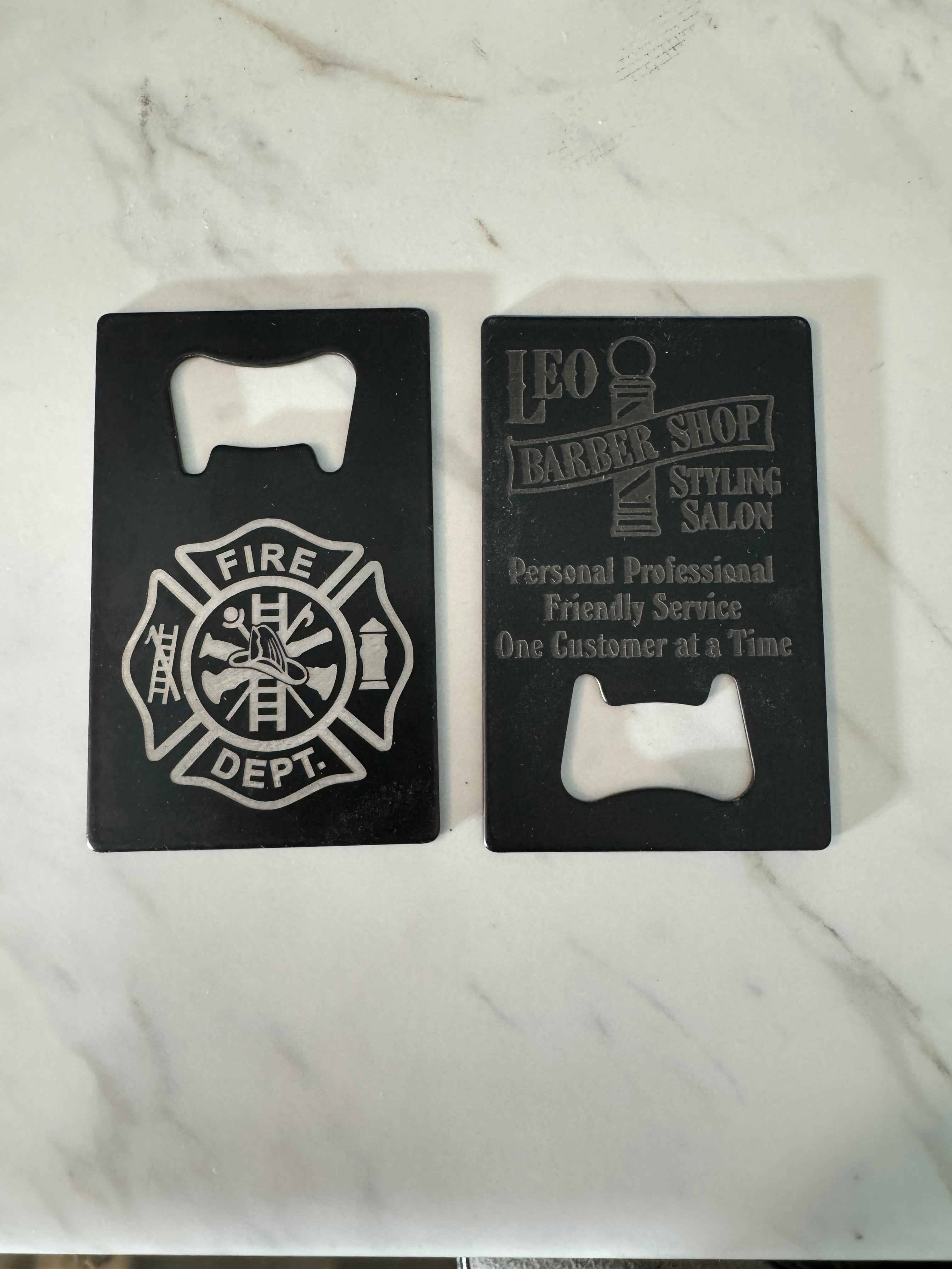 Engraved Wallet Bottle Opener