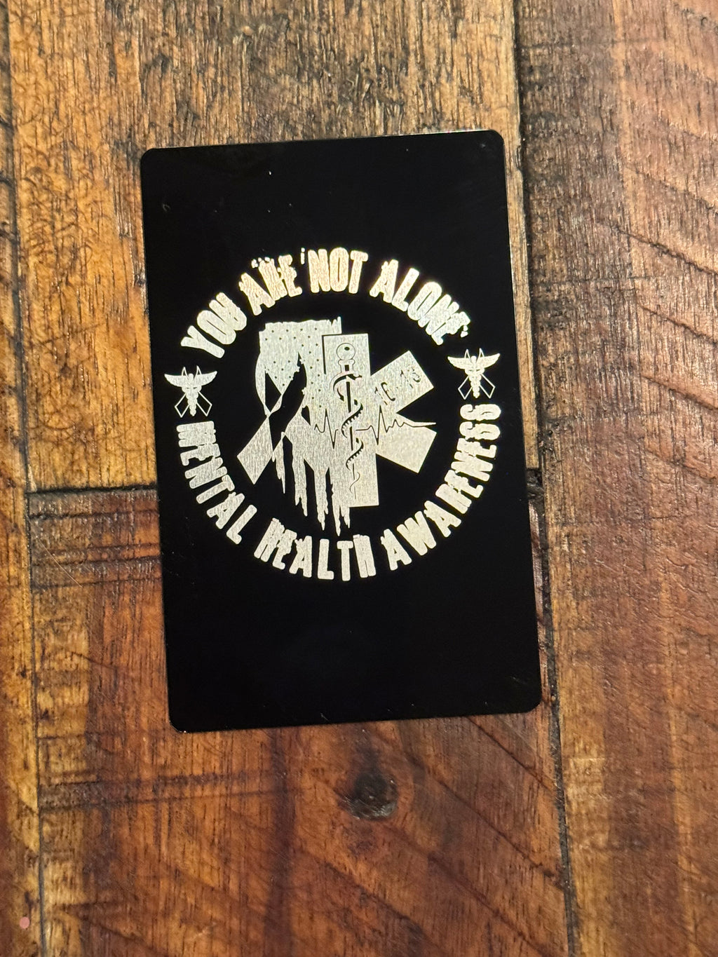 Engraved Encouragement Wallet Card