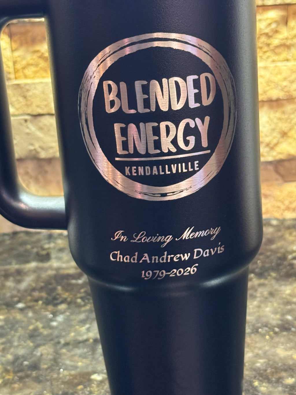 Engraved Tumbler 40 oz — First Responder Gift