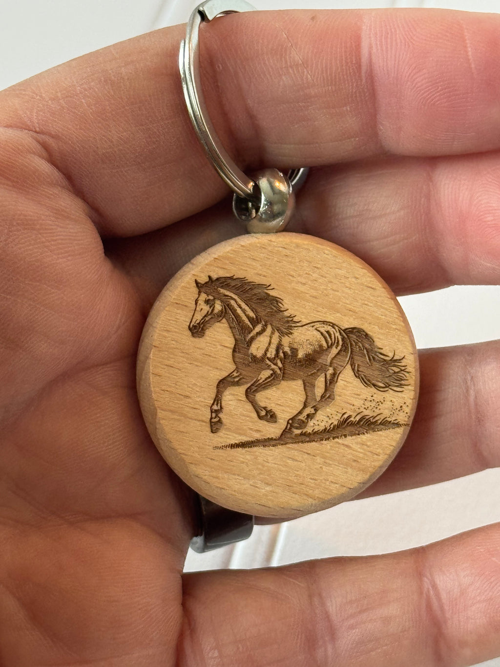 Scripture Bamboo Keychain — Christian Faith Gift