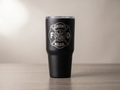 Engraved tumbler 20oz first responder gift, elegant studio photo