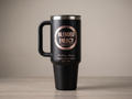 Engraved 40oz tumbler, first responder gift, elegant studio photo