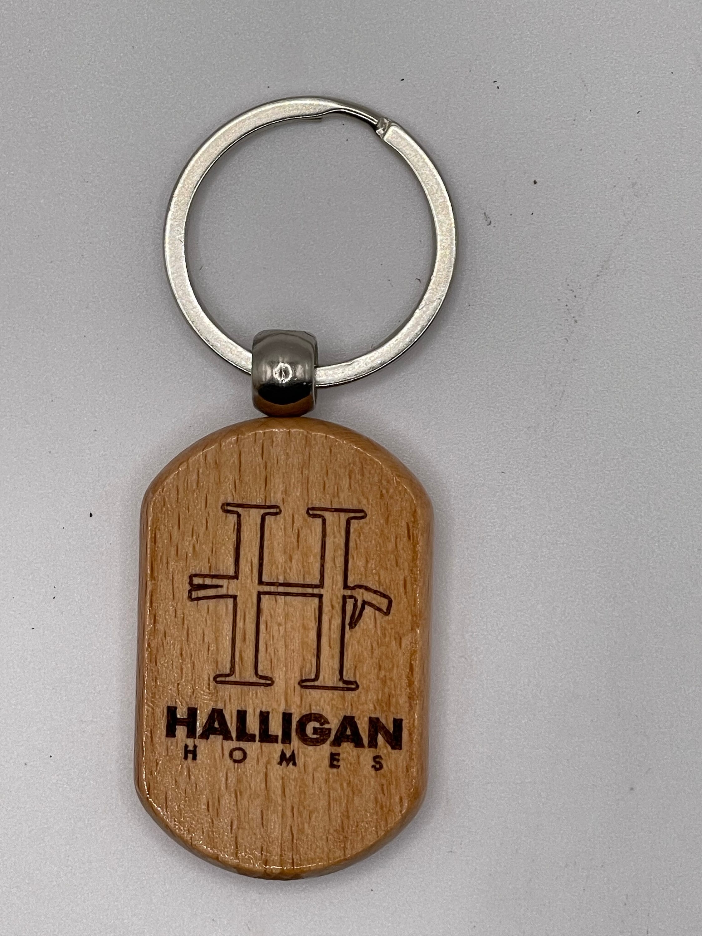 Custom Logo Engraved Keychain