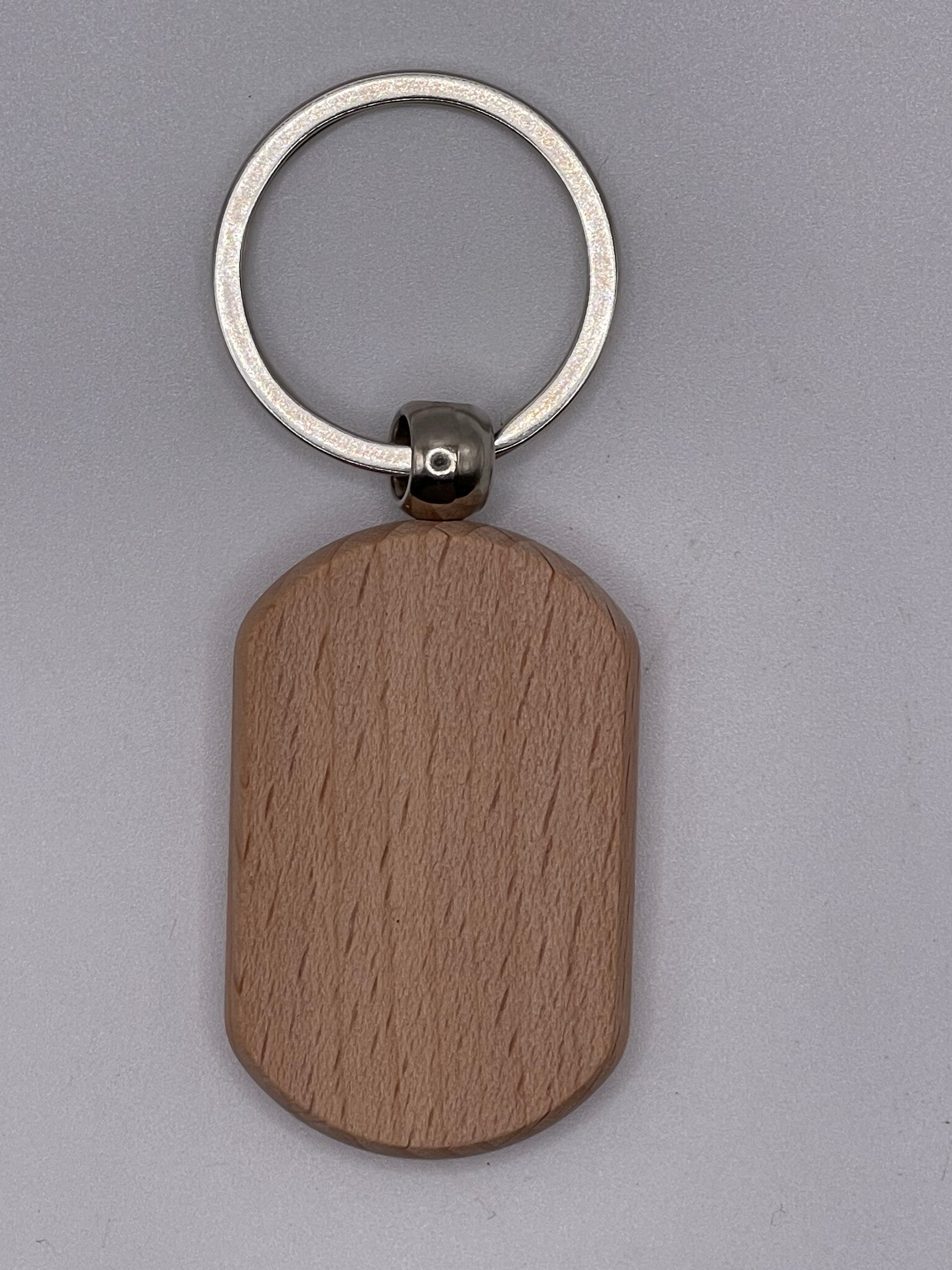 Custom Logo Engraved Keychain