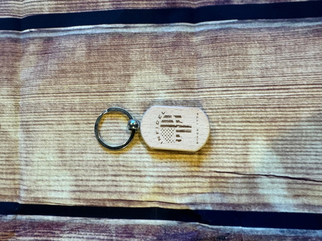 Custom Logo Engraved Keychain