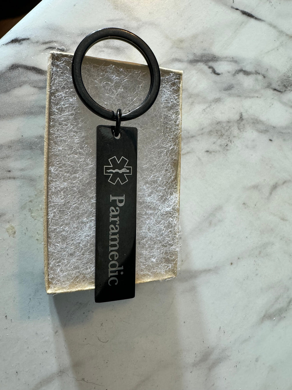 Public Safety Prayer Keychain — Custom Tag