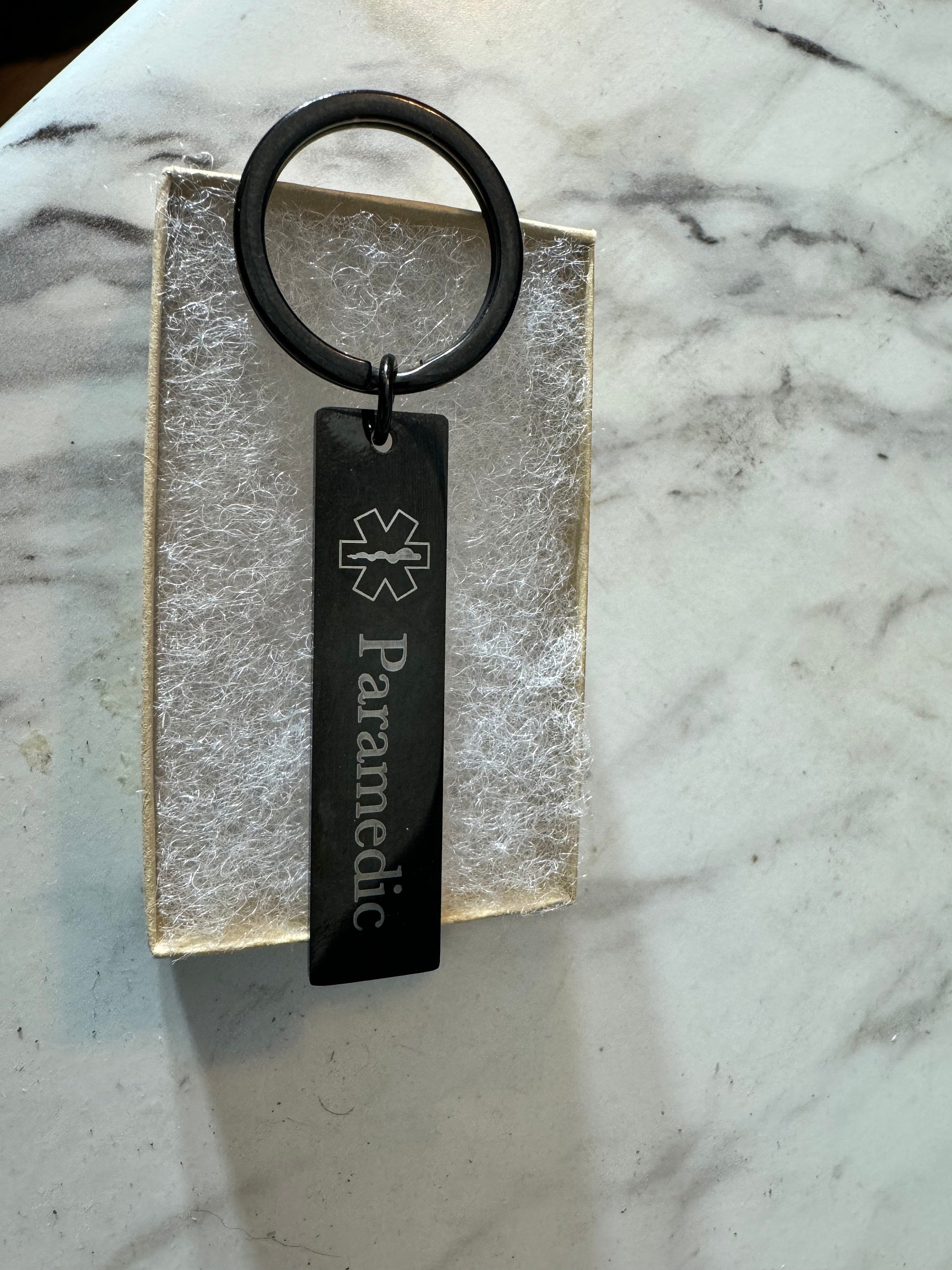 Public Safety Prayer Keychain — Custom Tag