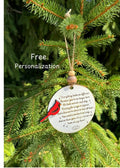 Cardinal Memorial Ornament — Christmas Keepsake
