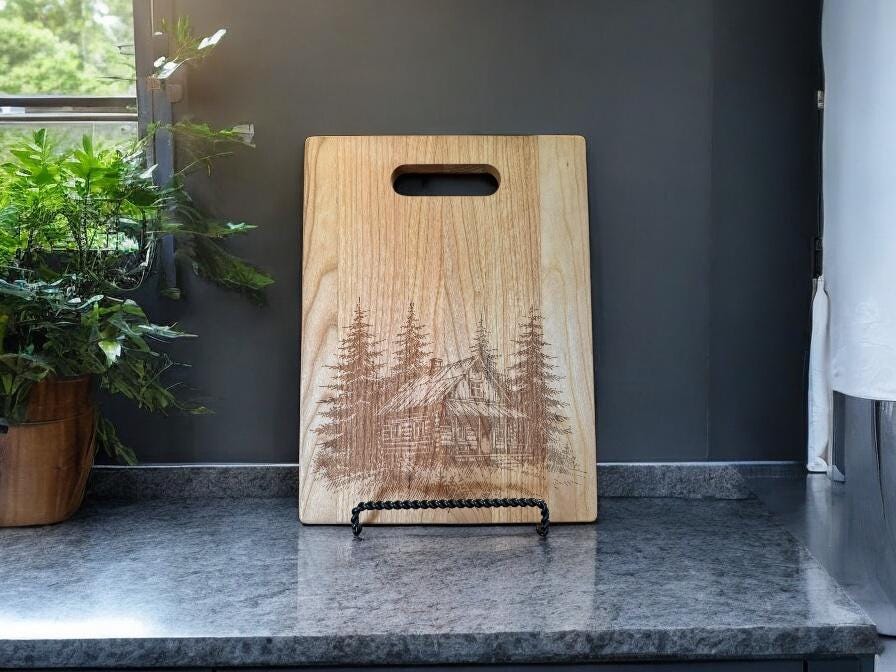 Maple Cutting Board — Rustic Mountain Cabin