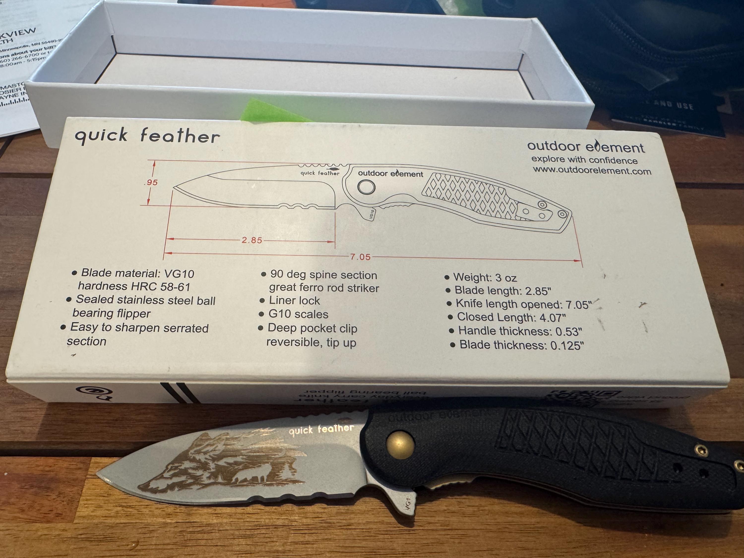 Tactical Hunting Knife — Custom Engraved