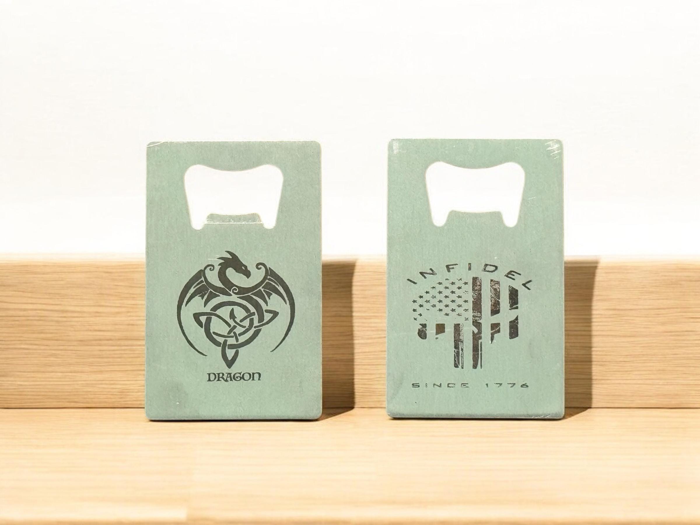 Engraved Wallet Bottle Opener