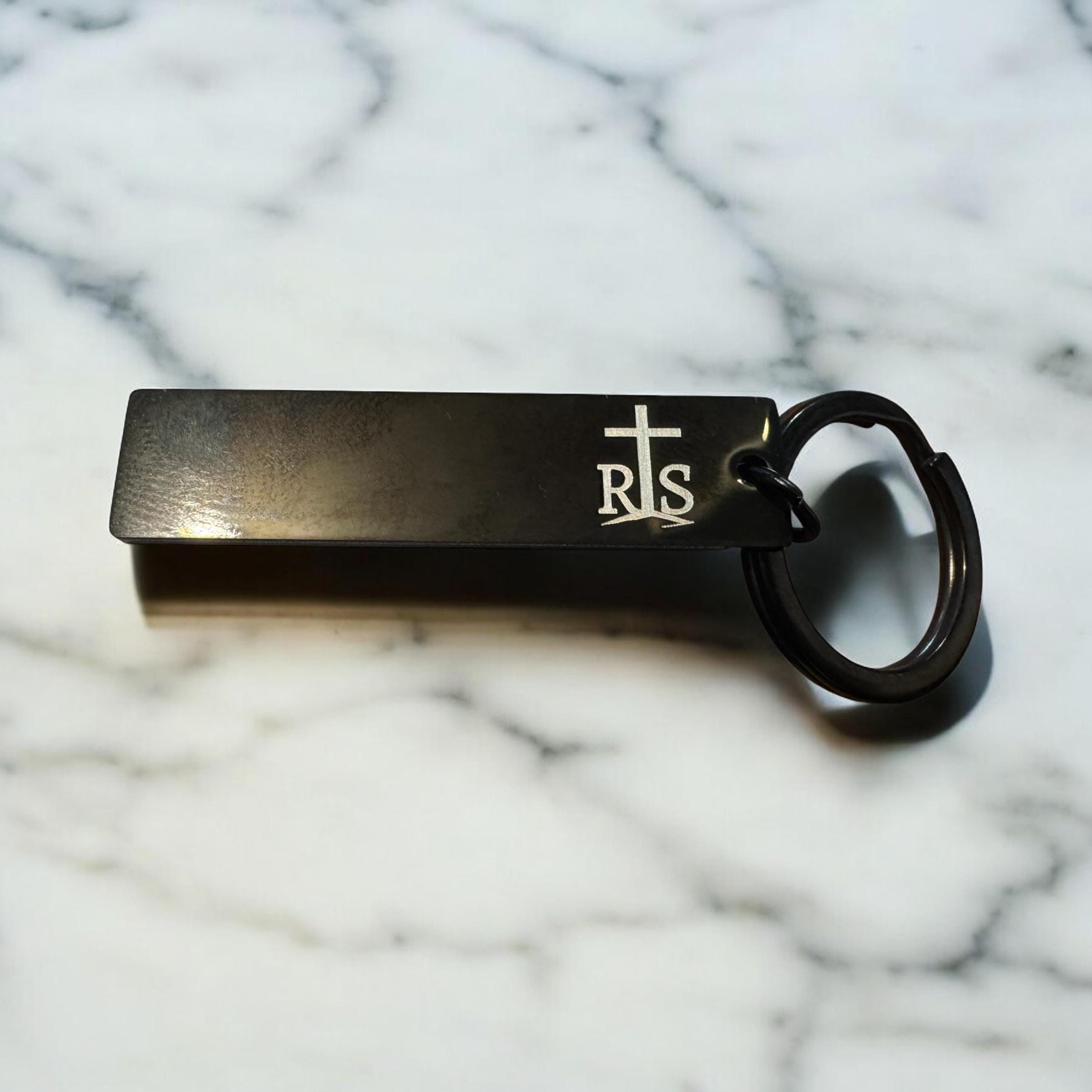 Public Safety Prayer Keychain — Custom Tag