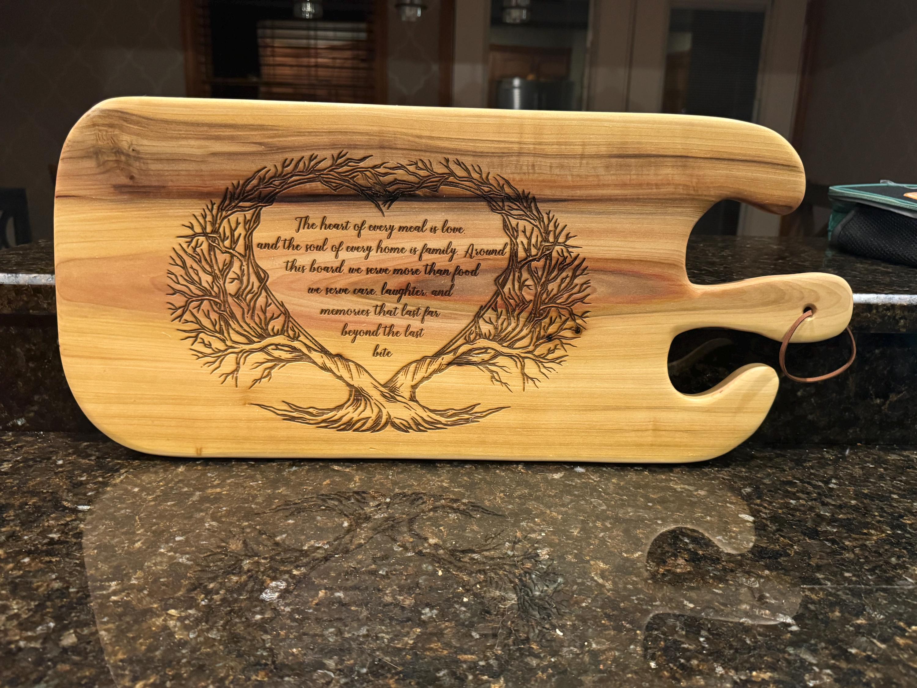Personalized Family Tree Cutting Board