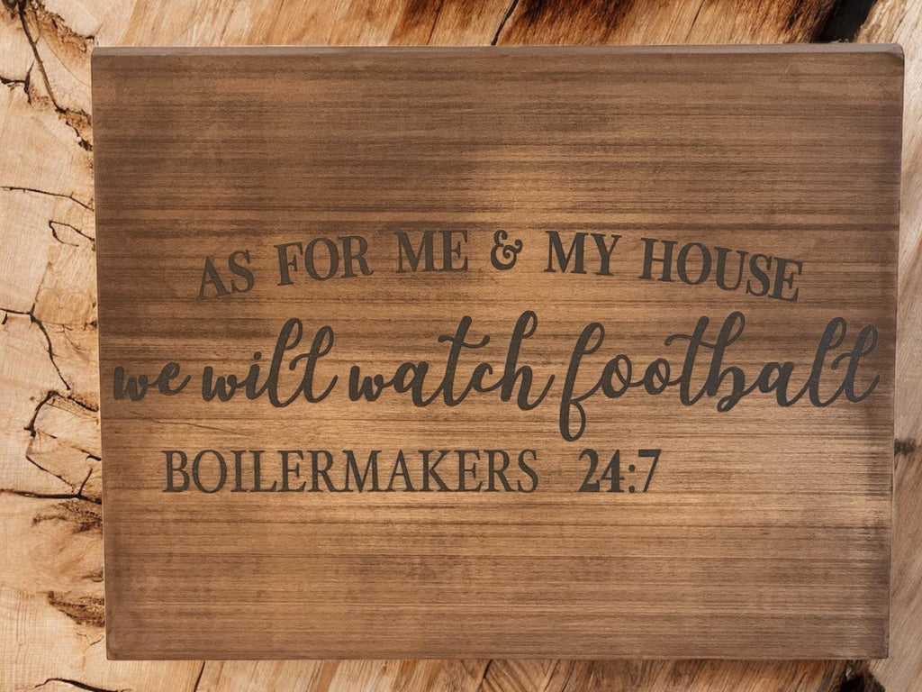 Purdue Boilermakers Wood Sign