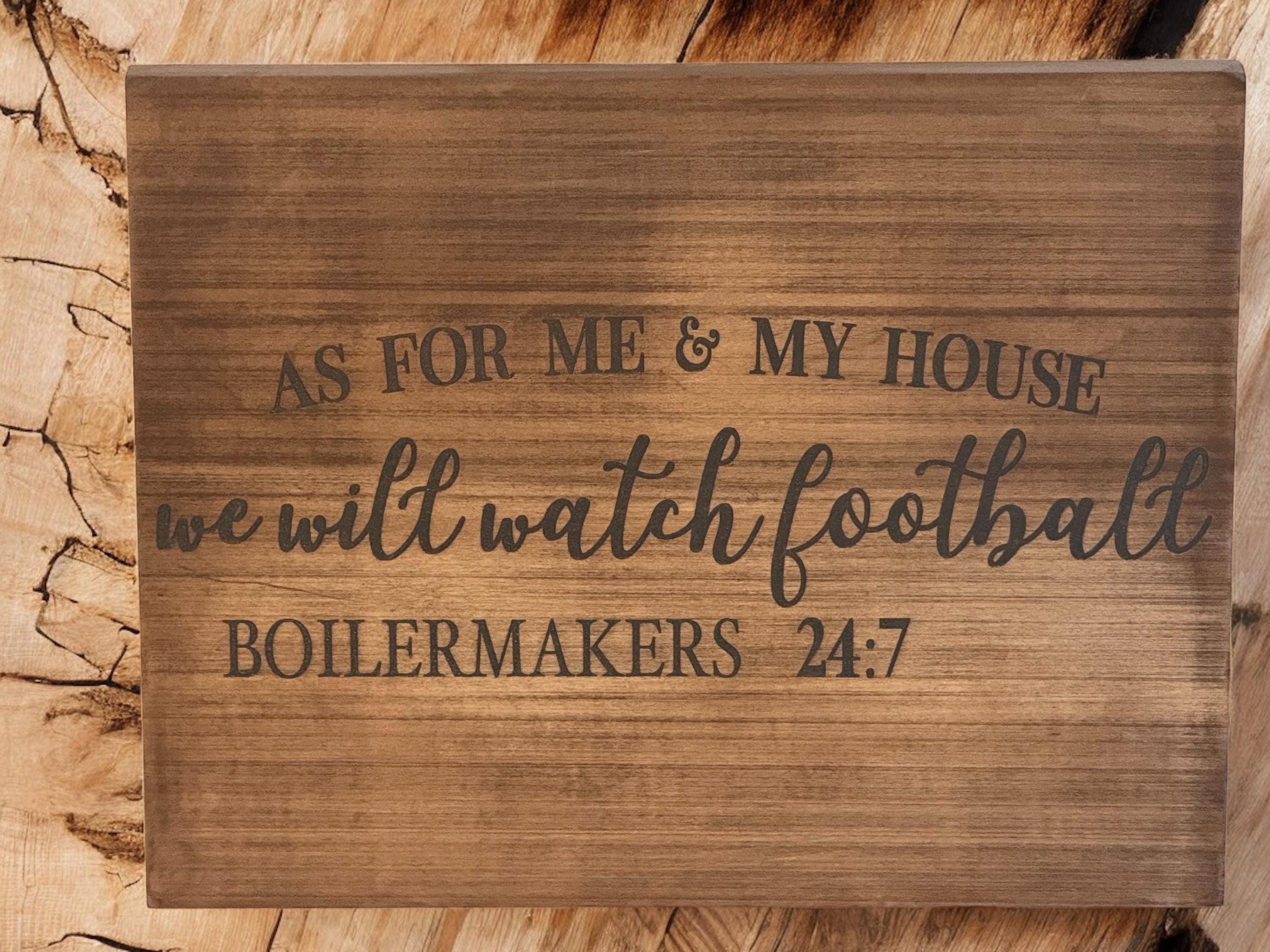 Purdue Boilermakers Wood Sign