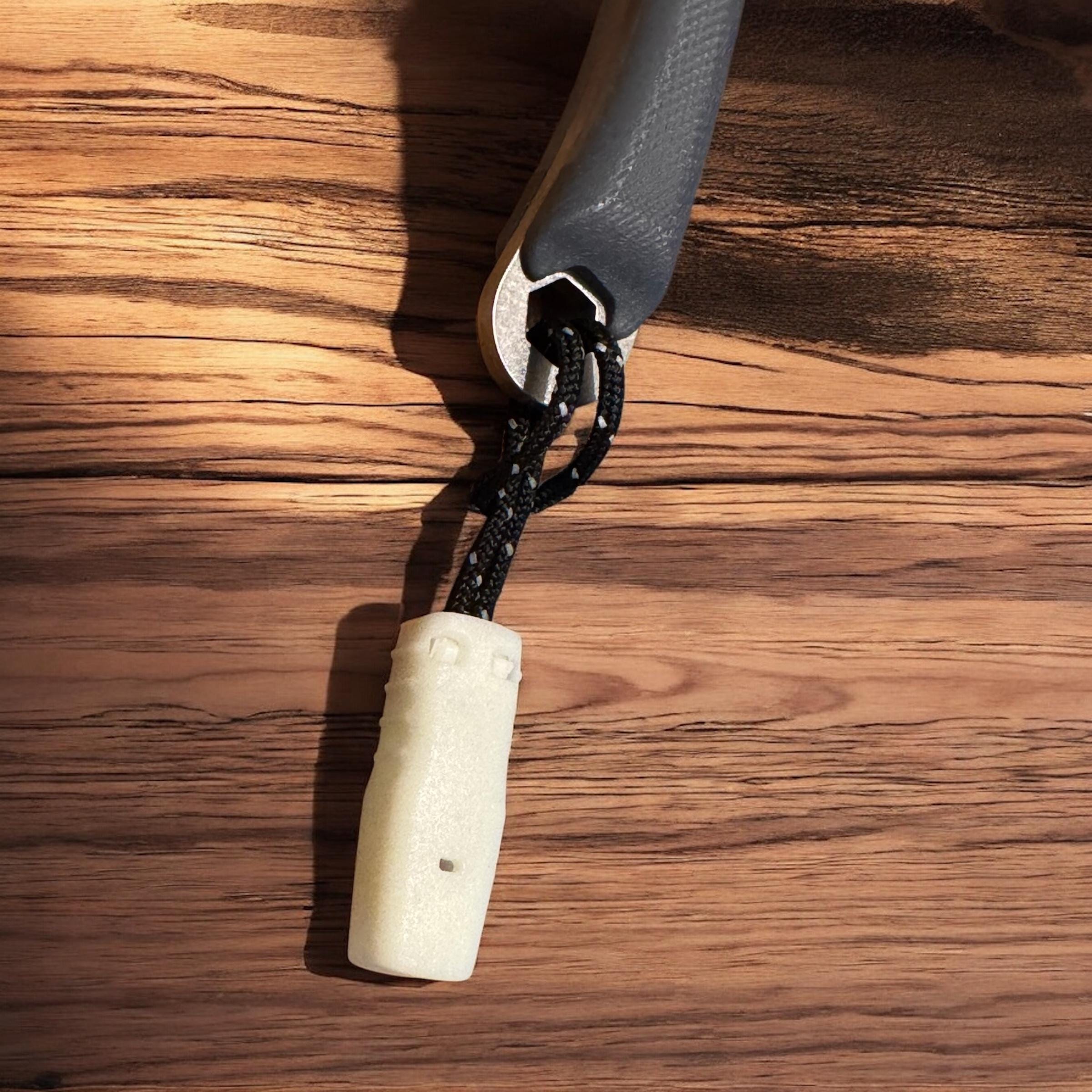 Engraved Hunting Knife with Emergency Whistle