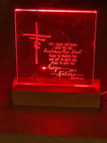 Personalized Acrylic Night Light — Wedding Centerpiece