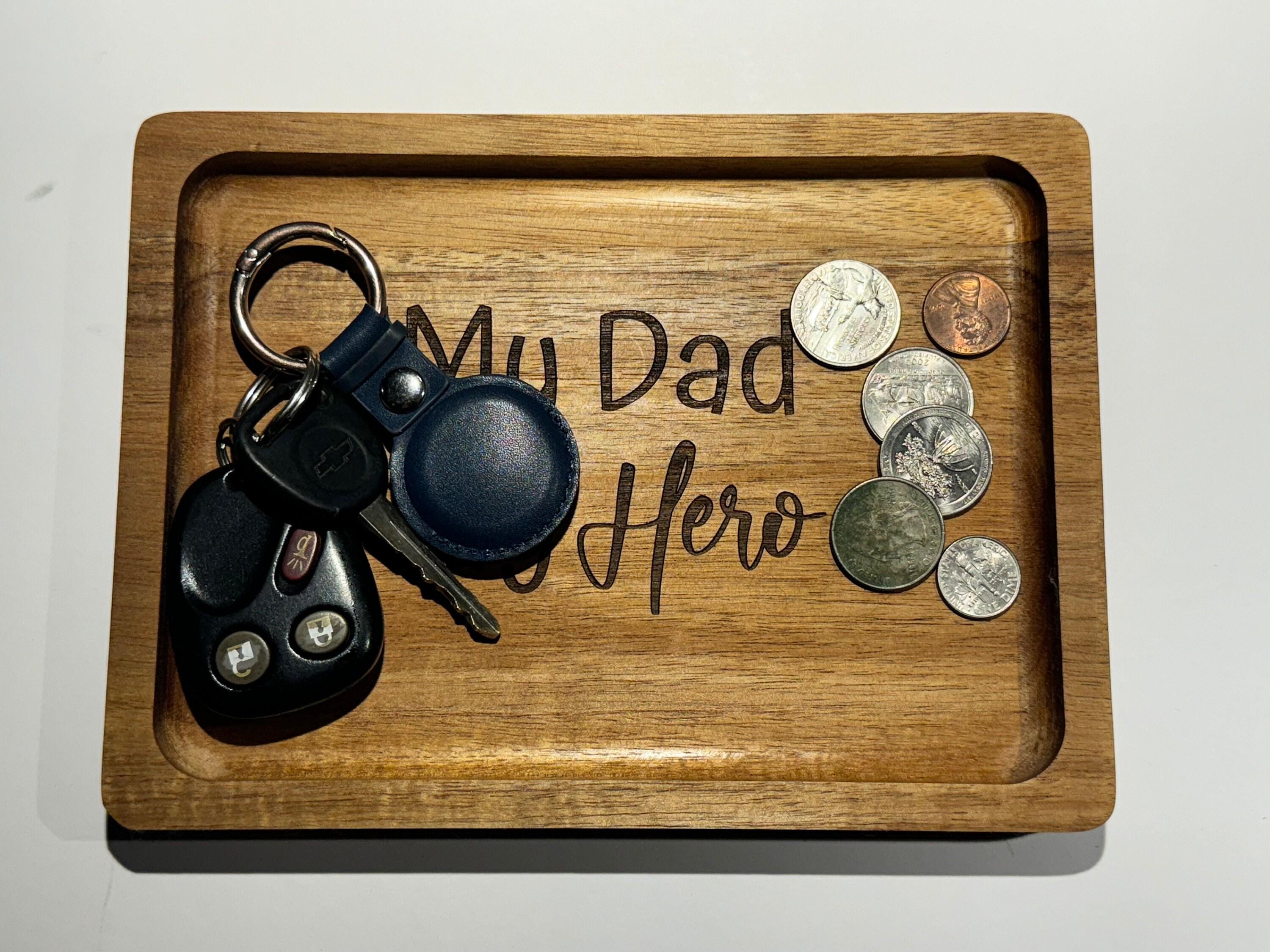 Custom Engraved Wooden Valet Tray