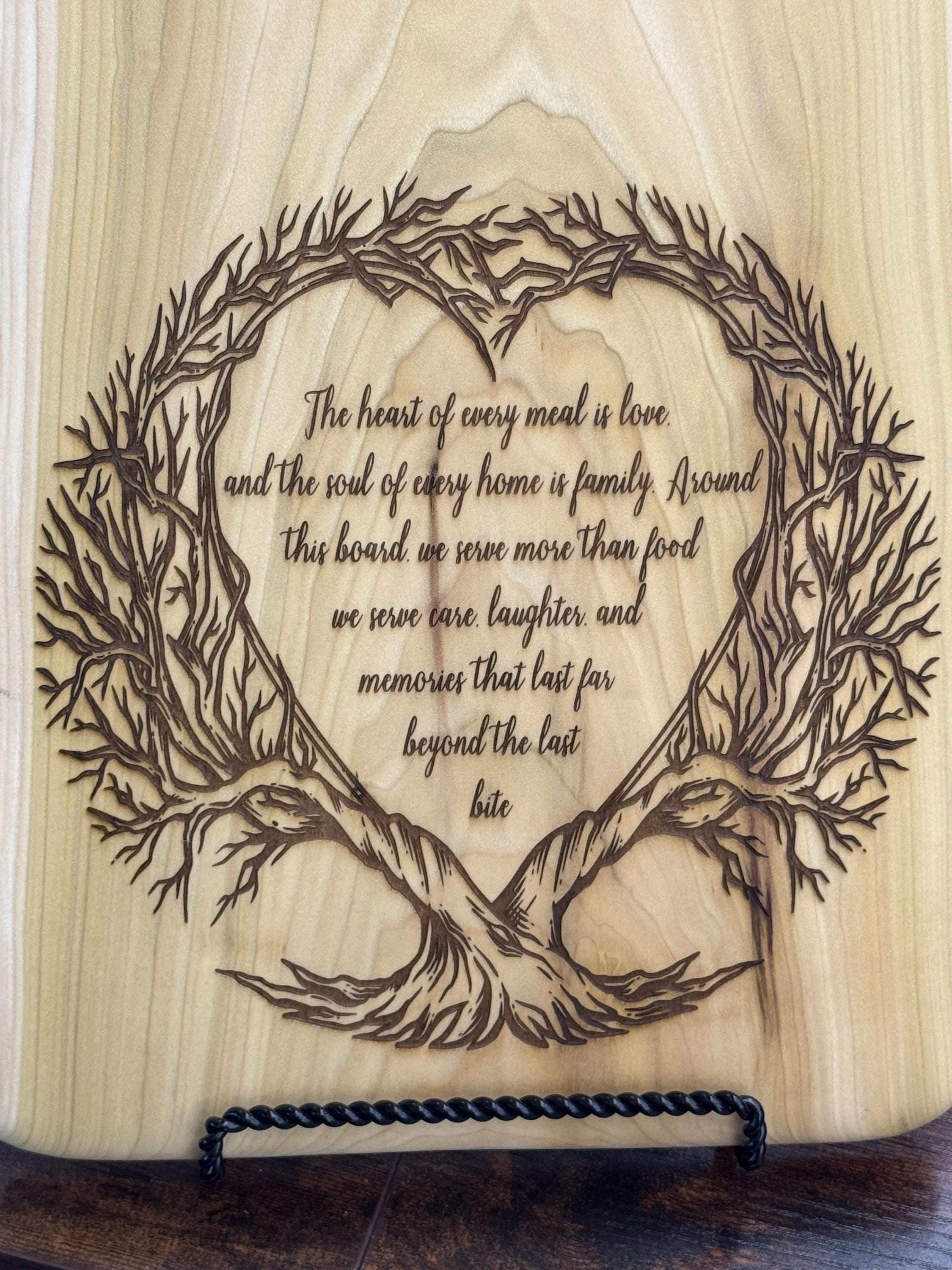 Personalized Family Tree Cutting Board