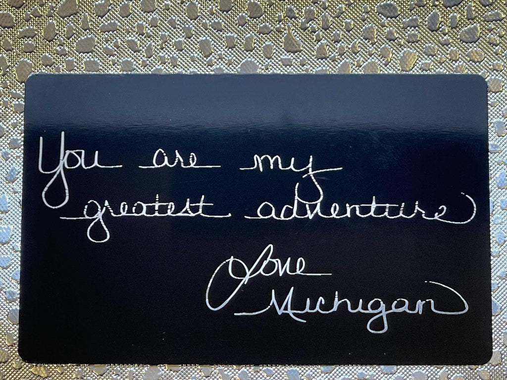 Handwriting Memorial Keepsake Stone