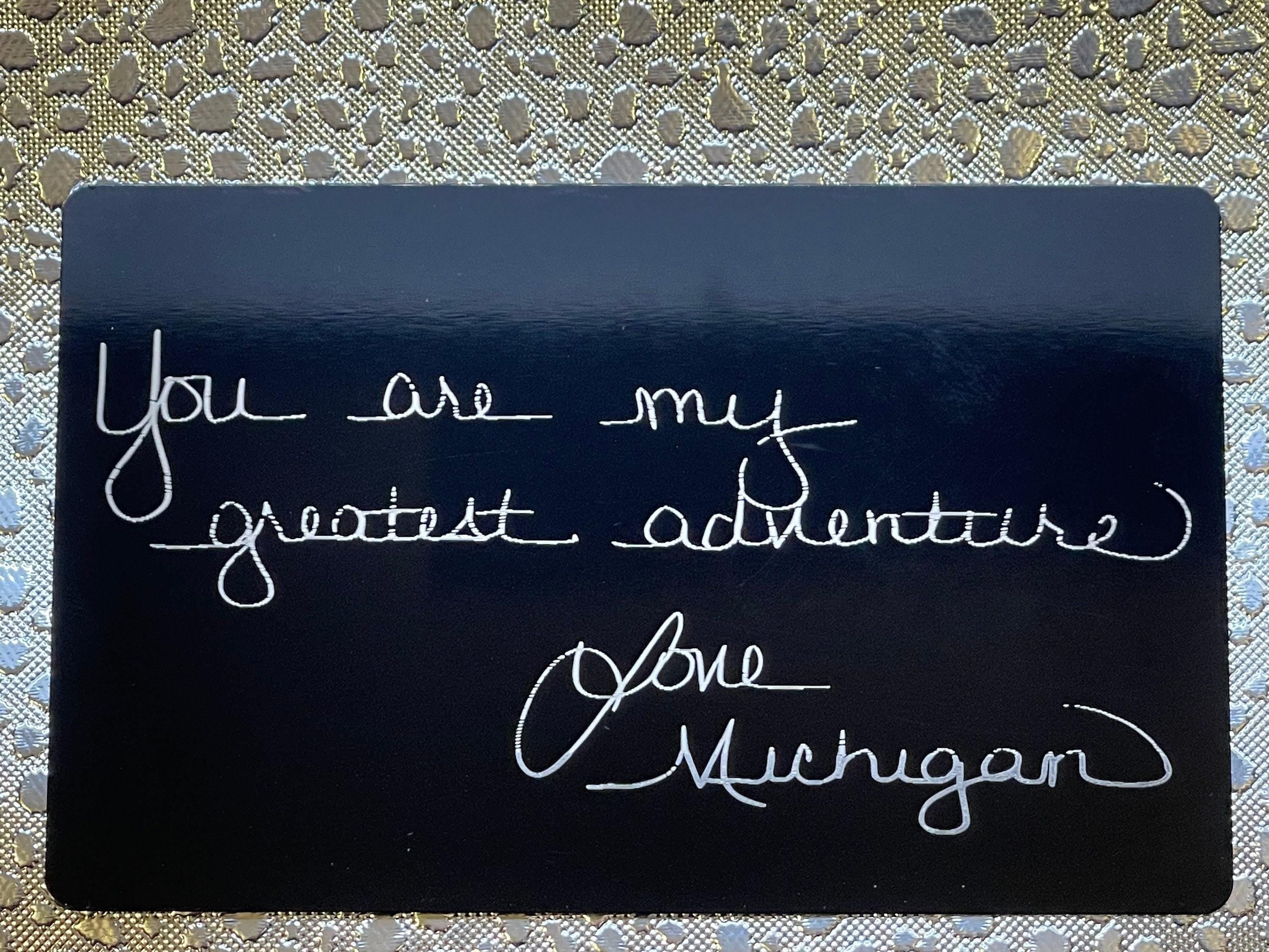 Handwriting Memorial Keepsake Stone