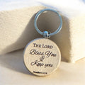 Scripture Bamboo Keychain — Christian Faith Gift