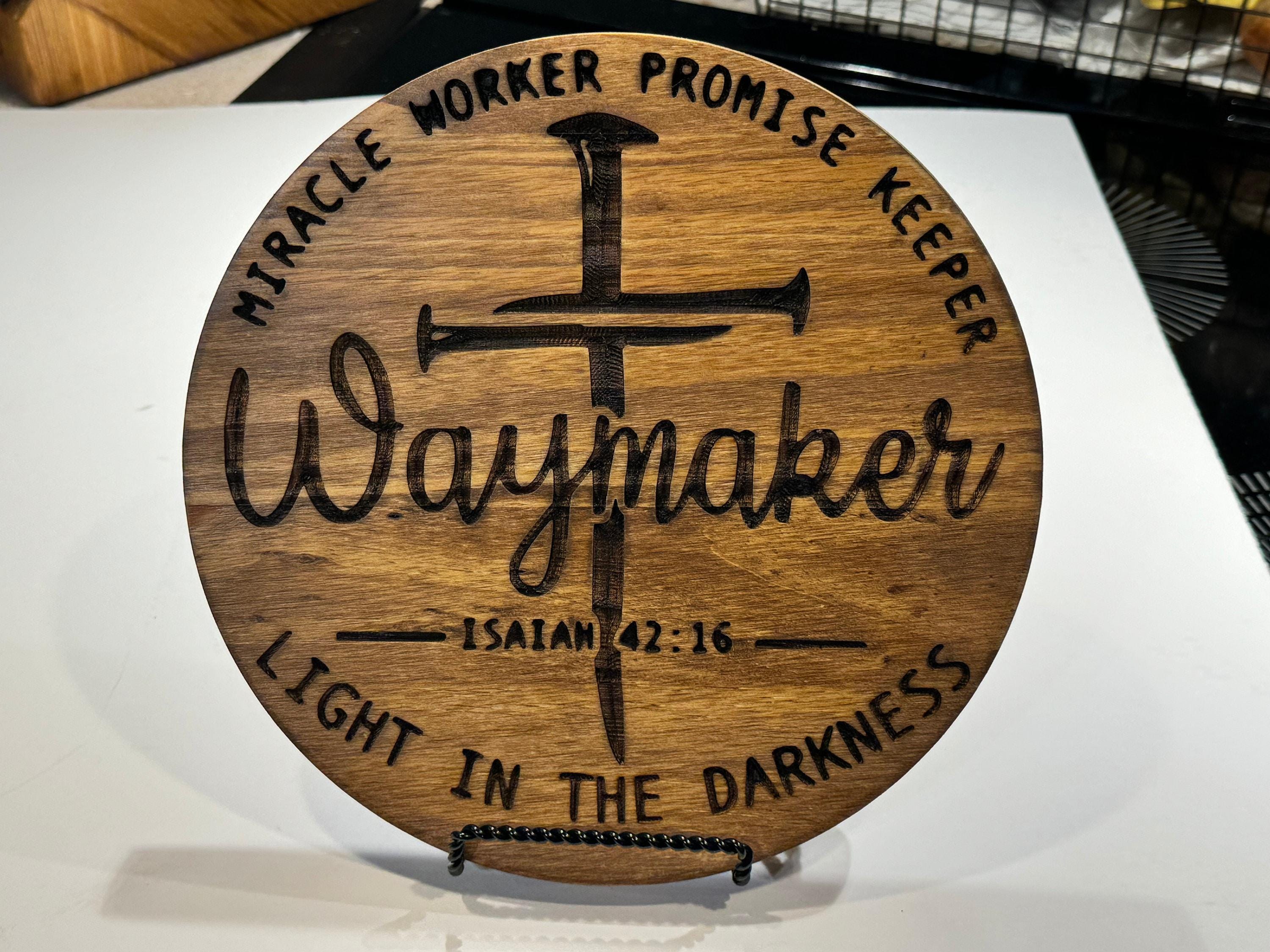 Christian Wall Art — Inspirational Faith Sign