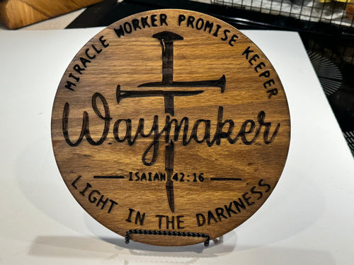 Christian Wall Art — Inspirational Faith Sign