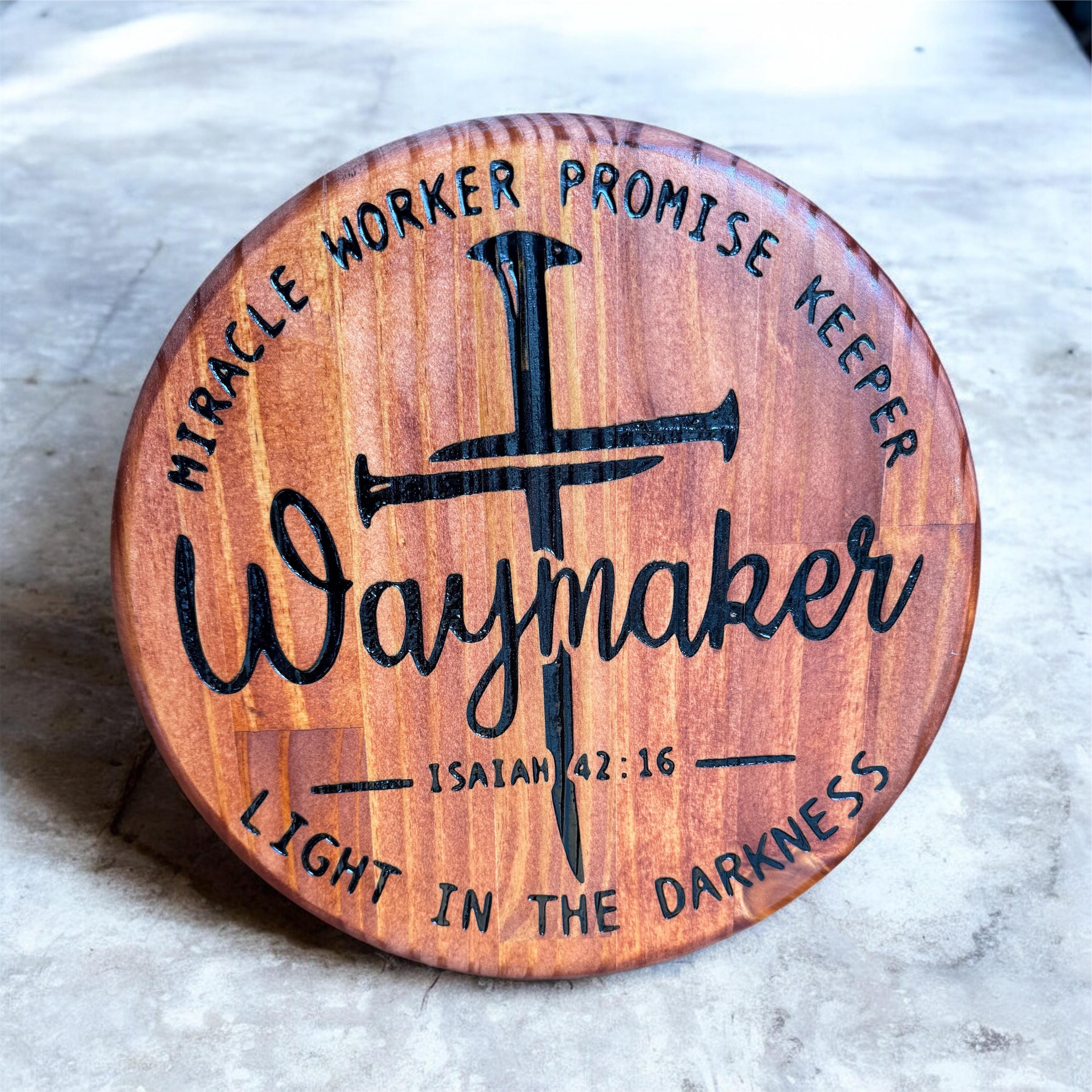 Christian Wall Art — Inspirational Faith Sign