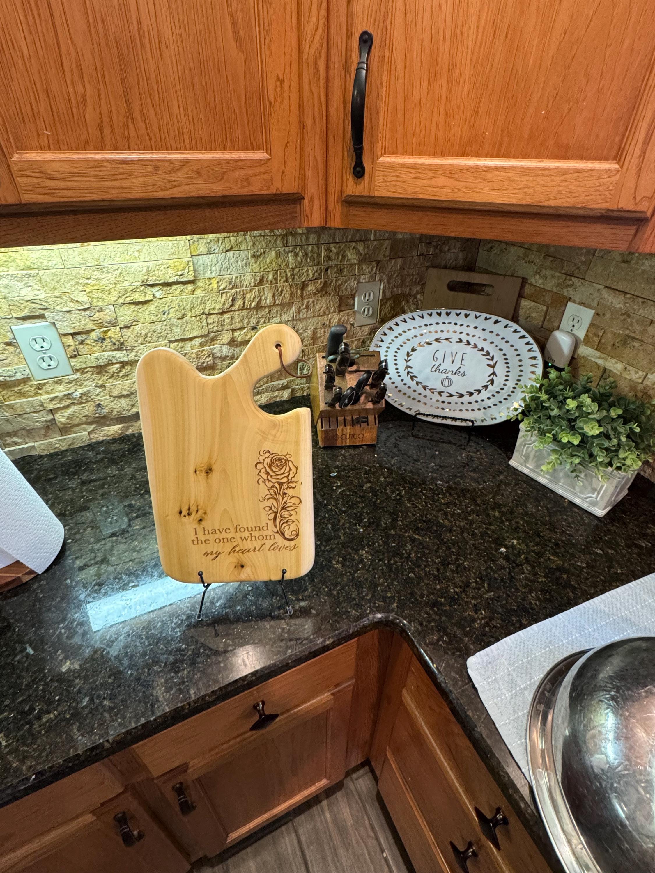 Personalized Anniversary Cutting Board