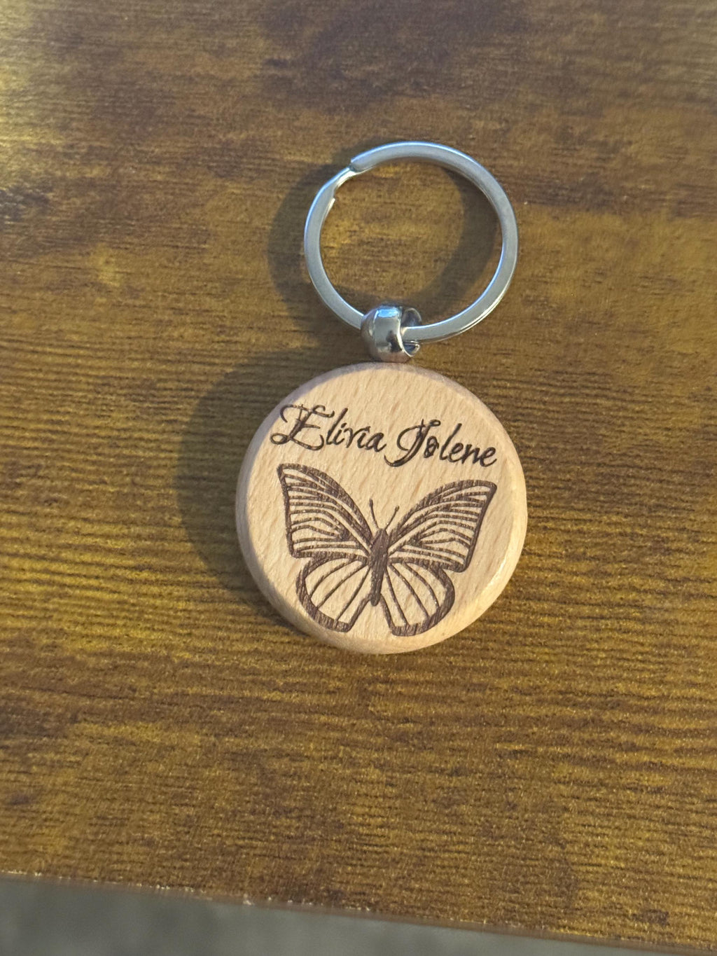 Scripture Bamboo Keychain — Christian Faith Gift