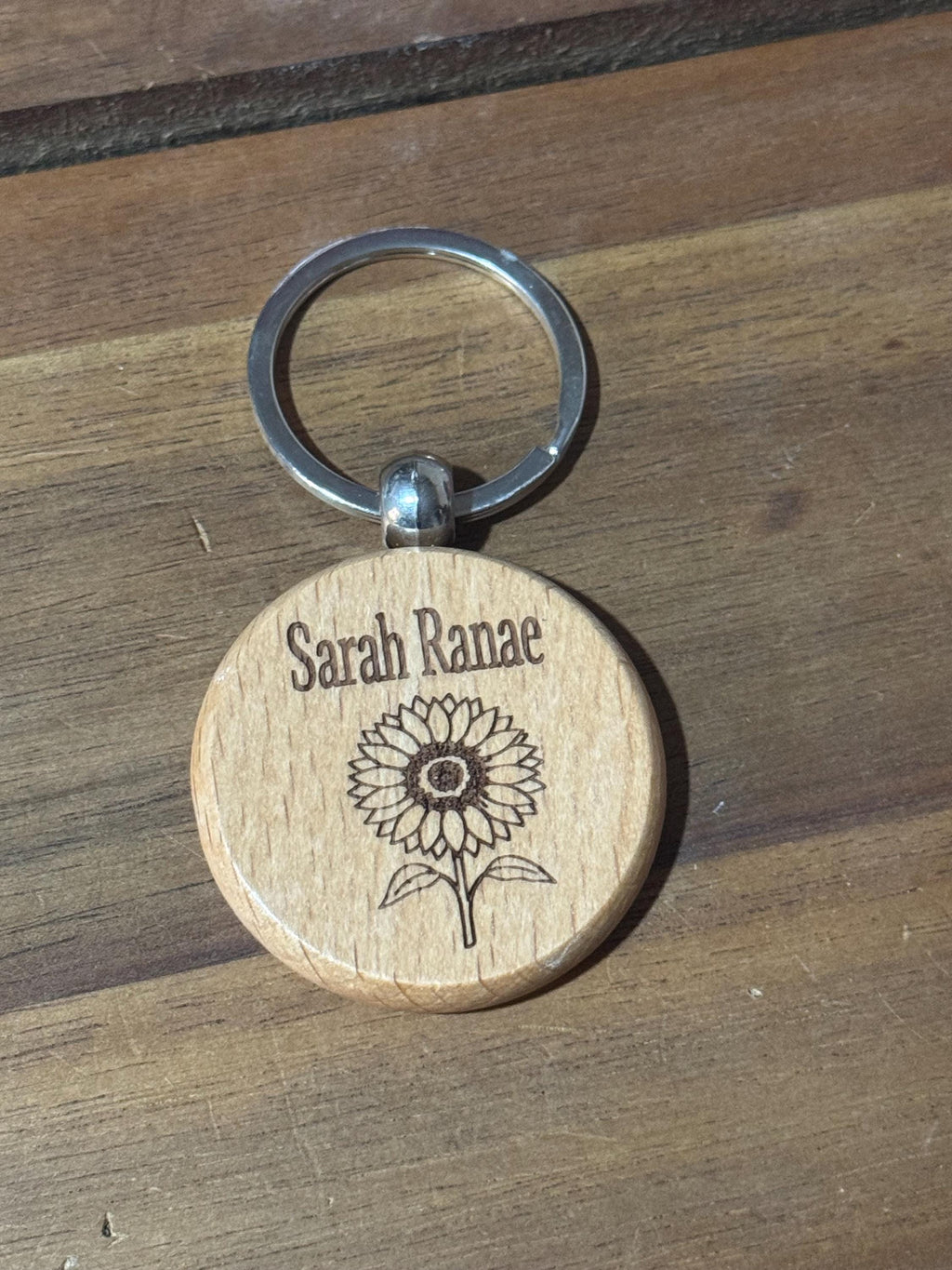 Scripture Bamboo Keychain — Christian Faith Gift