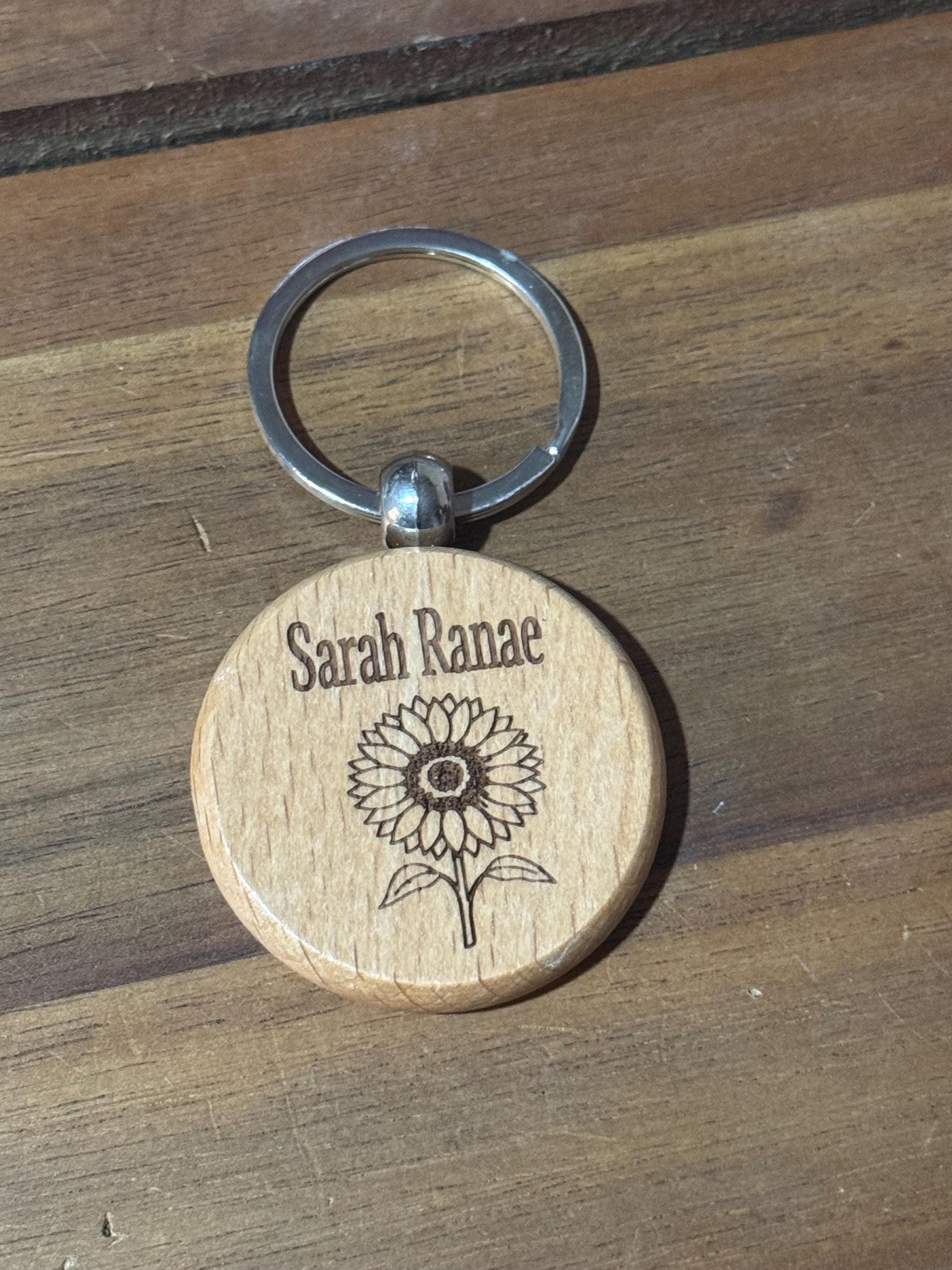 Scripture Bamboo Keychain — Christian Faith Gift