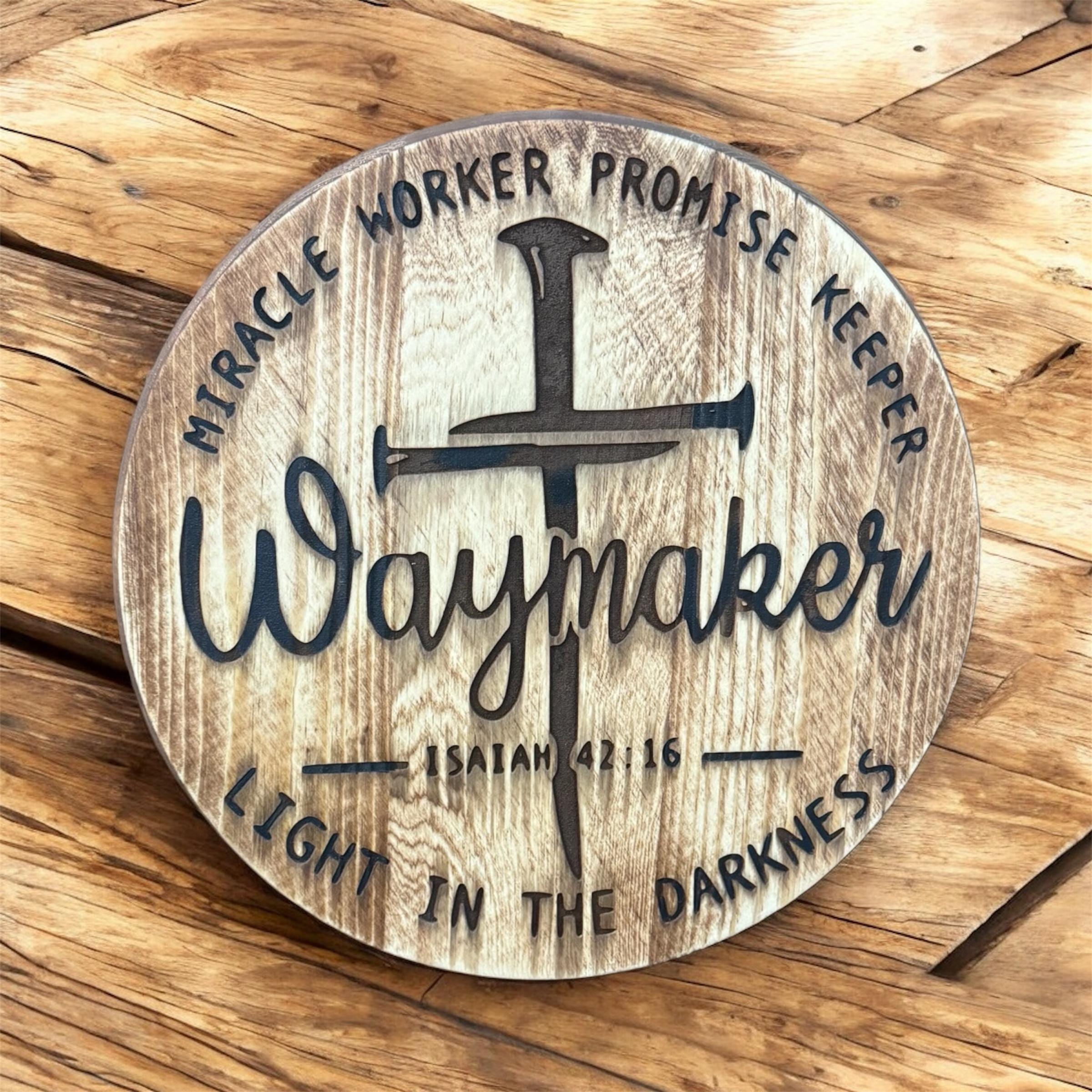 Christian Wall Art — Inspirational Faith Sign