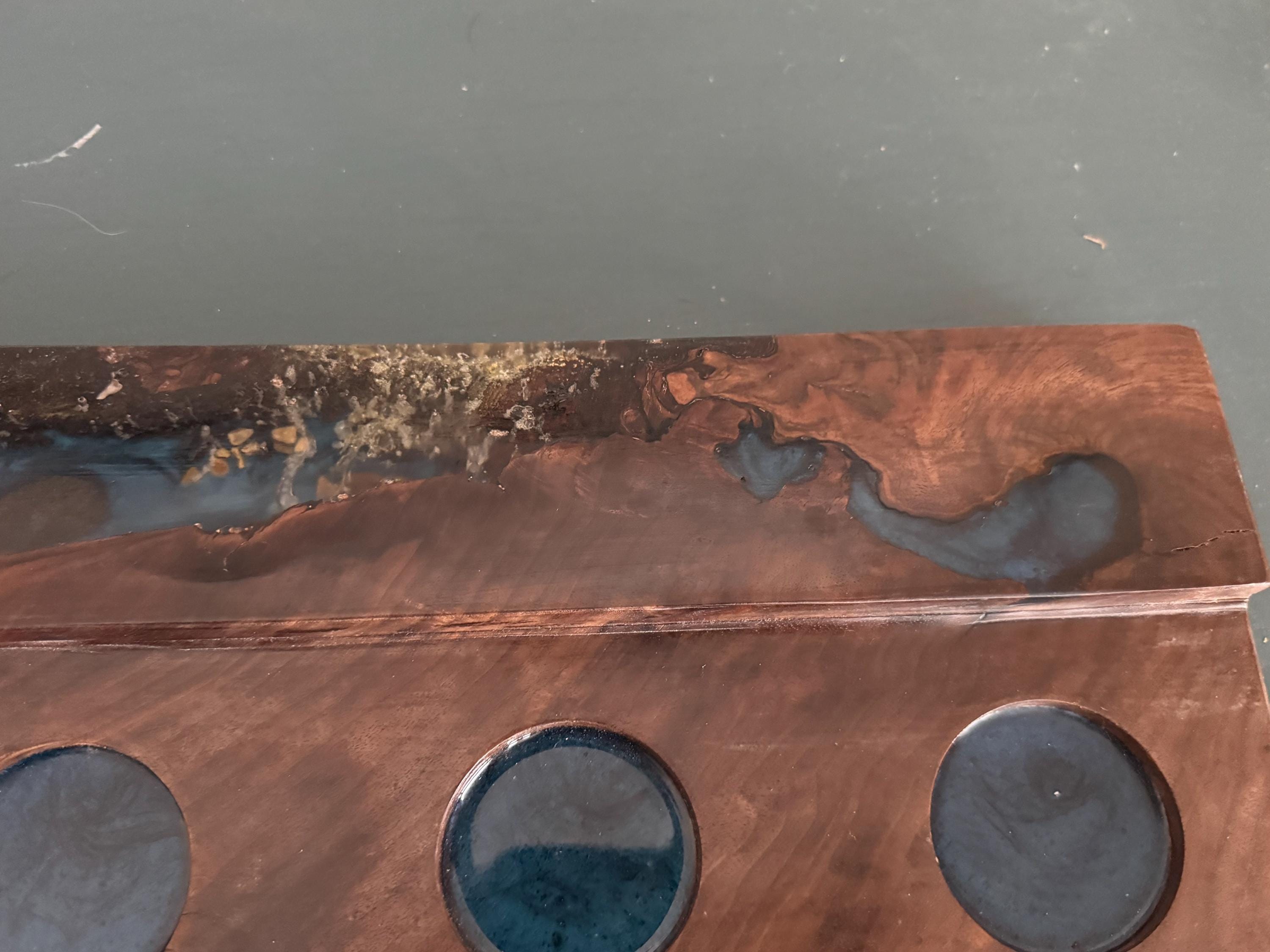Live Edge Wooden Whiskey Flight Board