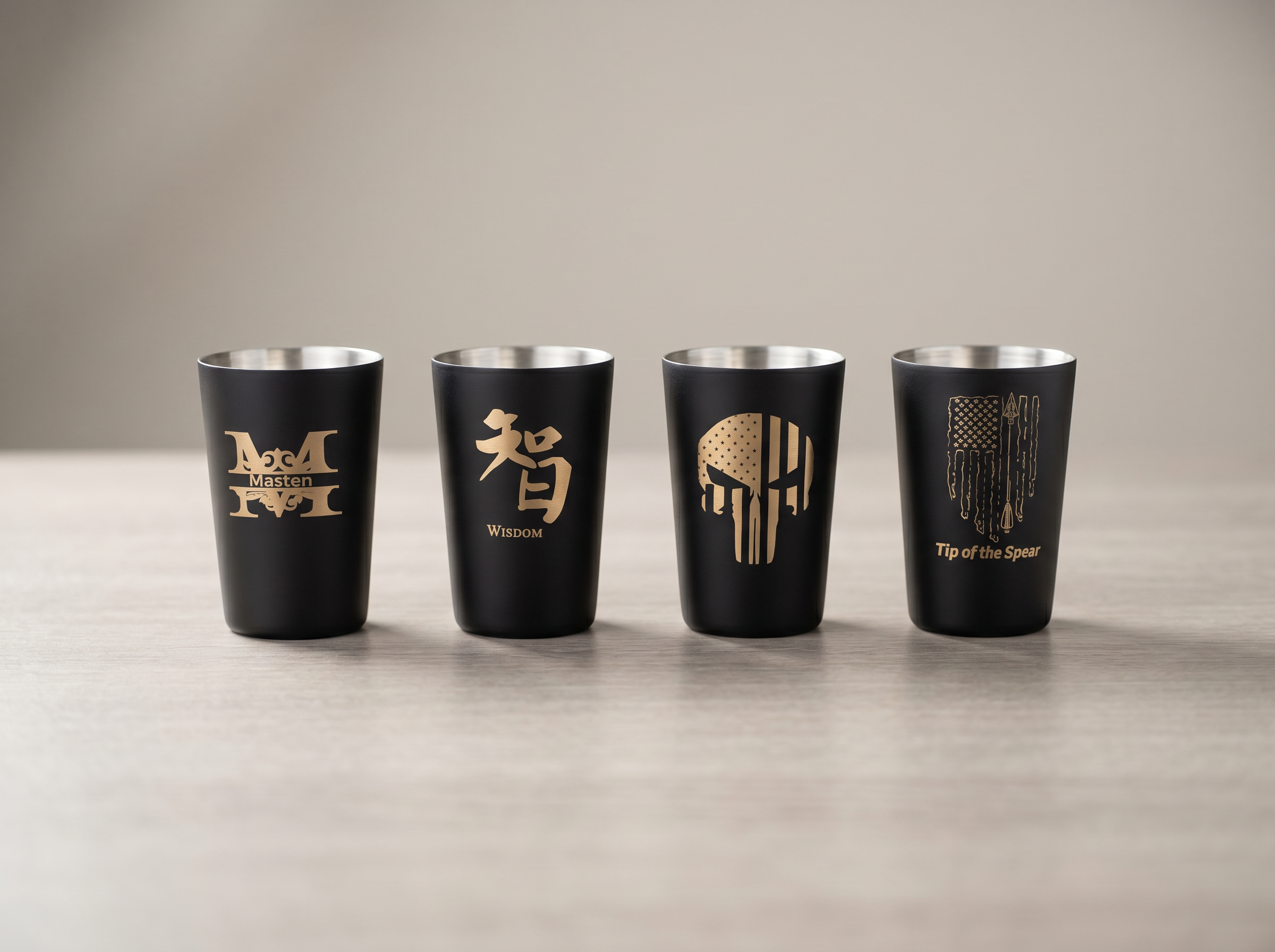Personalized Wedding Shot Glass — Groomsmen & Party Favor
