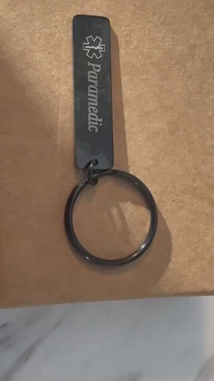 Public Safety Prayer Keychain — Custom Tag