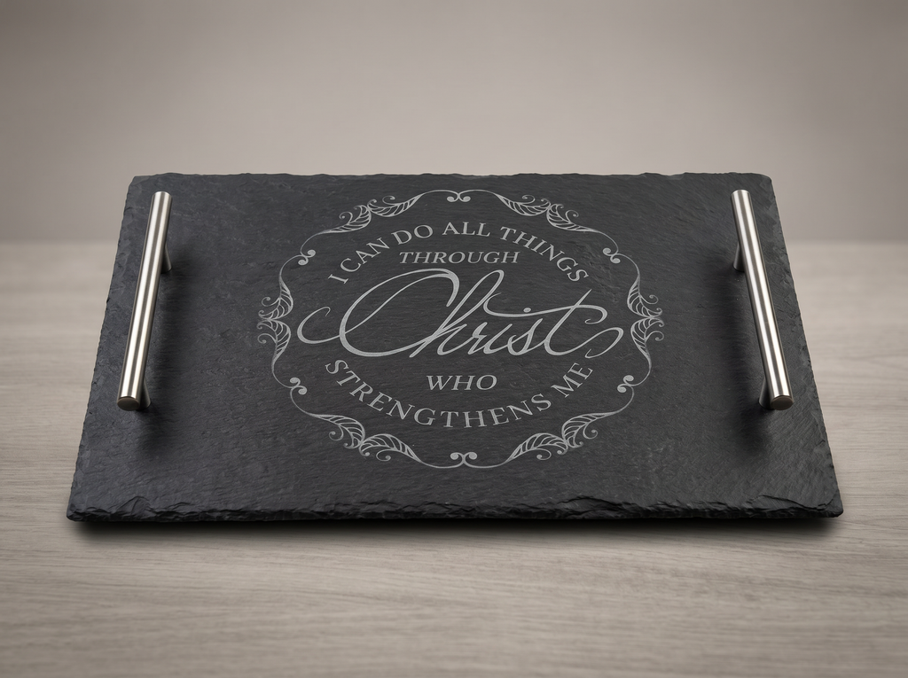Slate Serving Tray — Inspirational Mom Gift